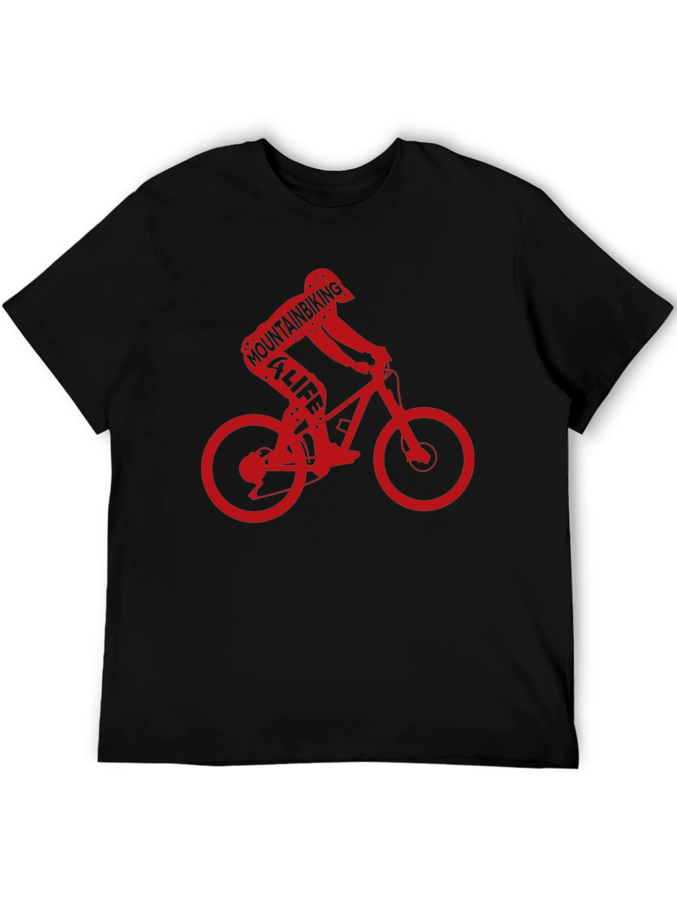 Mountain Biking 4 Life Black T-Shirt
