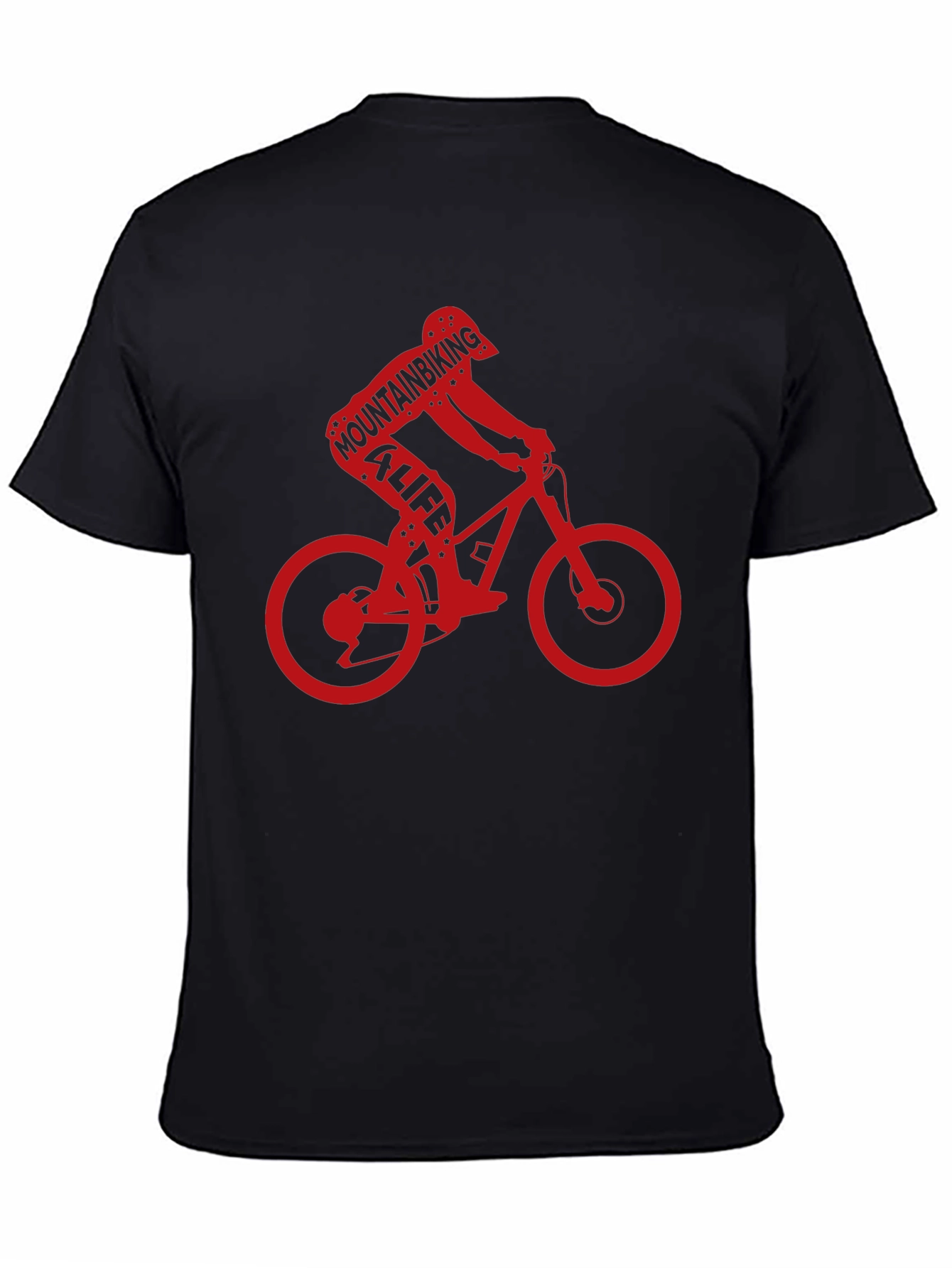 Mountain Biking 4 Life Black T-Shirt