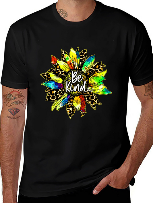 Be Kind Sunflower Graphic T-Shirt