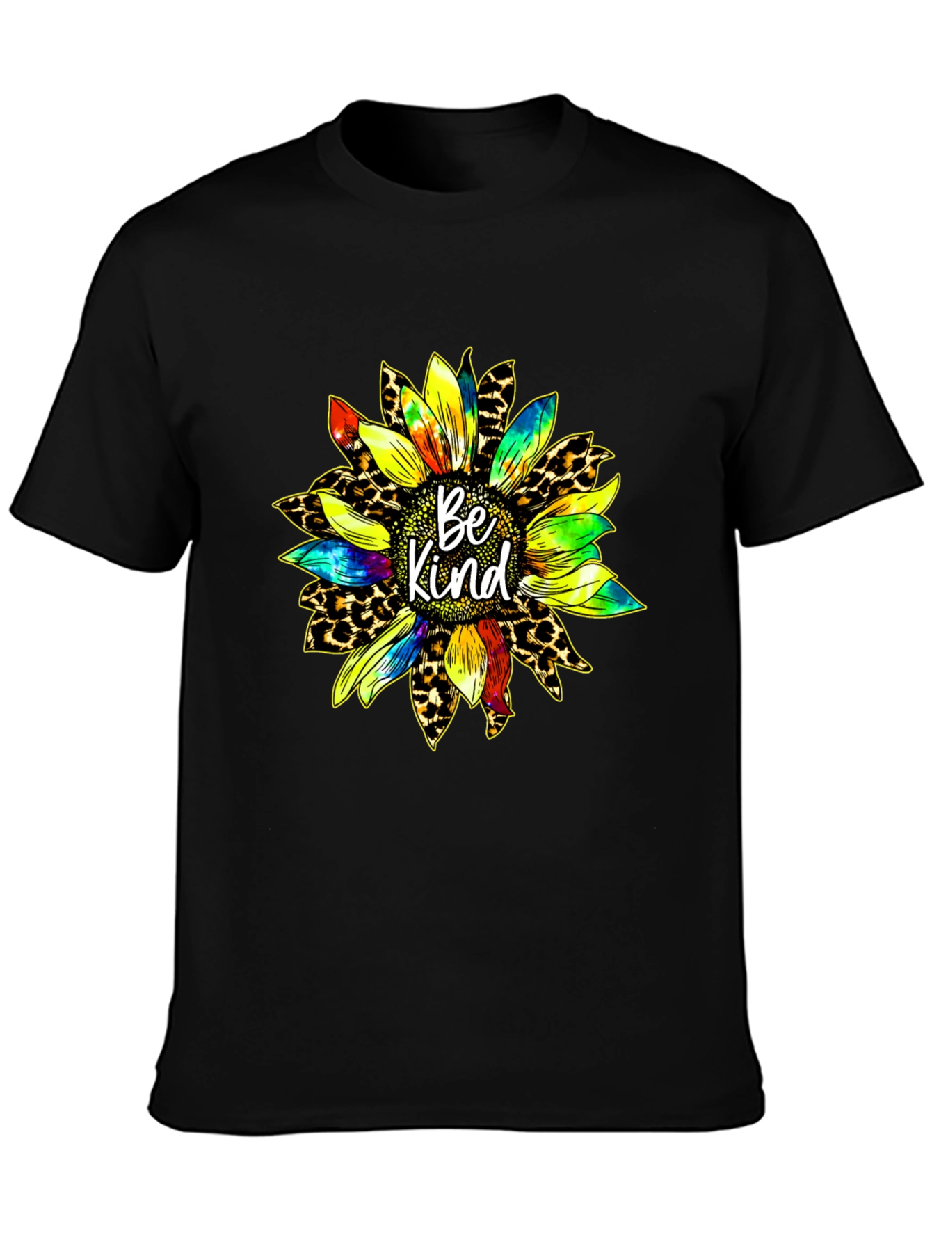 Be Kind Sunflower Graphic T-Shirt