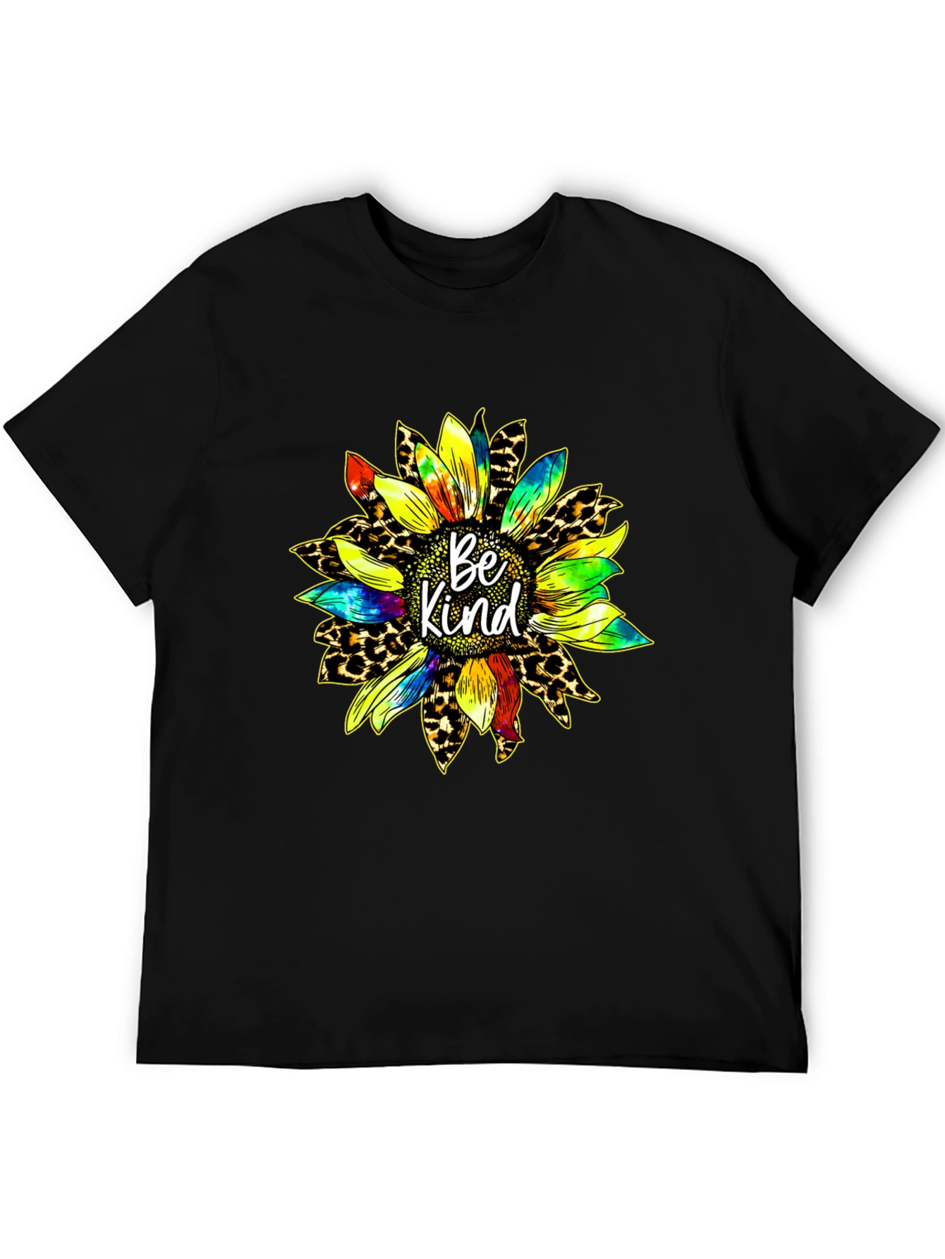 Be Kind Sunflower Graphic T-Shirt