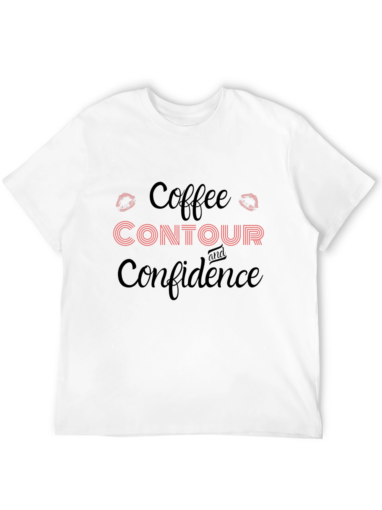 Coffee Contour Confidence Graphic Tee