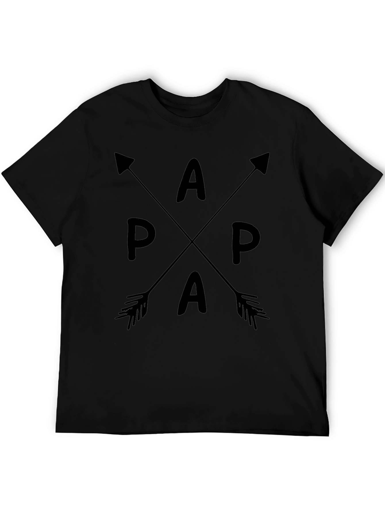 Papa Arrow Graphic Tee - Stylish Dad Shirt