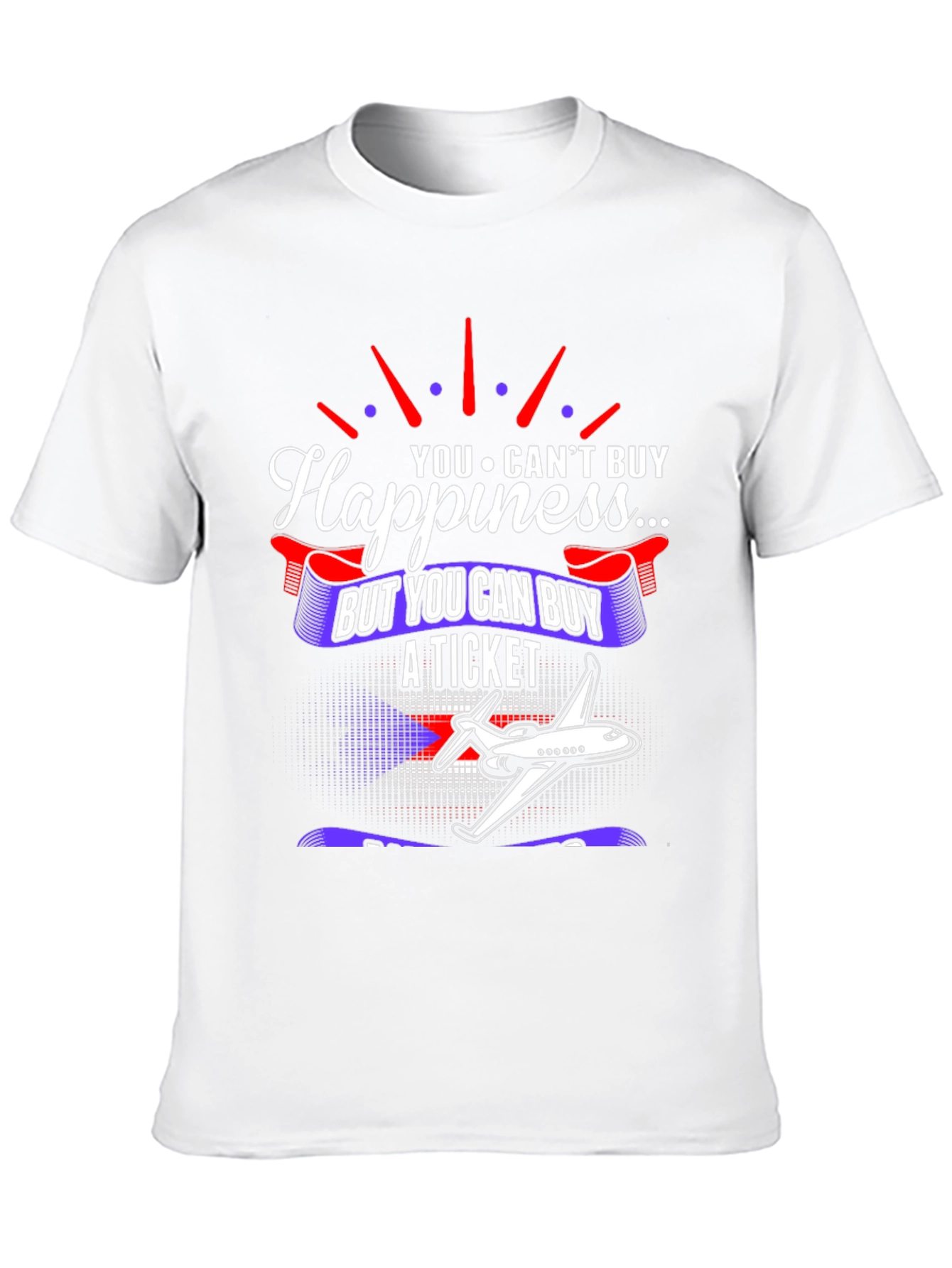 Happiness is a Plane Ticket T-Shirt