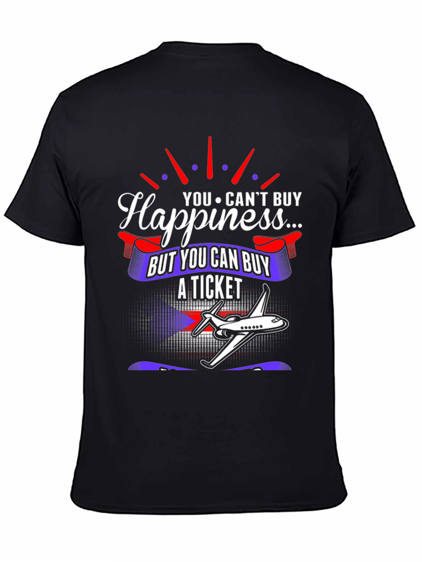 Happiness is a Plane Ticket T-Shirt