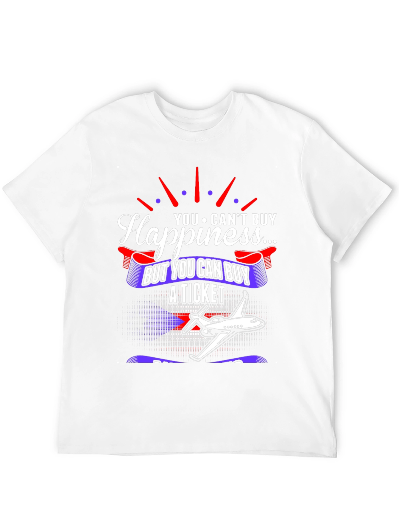 Happiness is a Plane Ticket T-Shirt