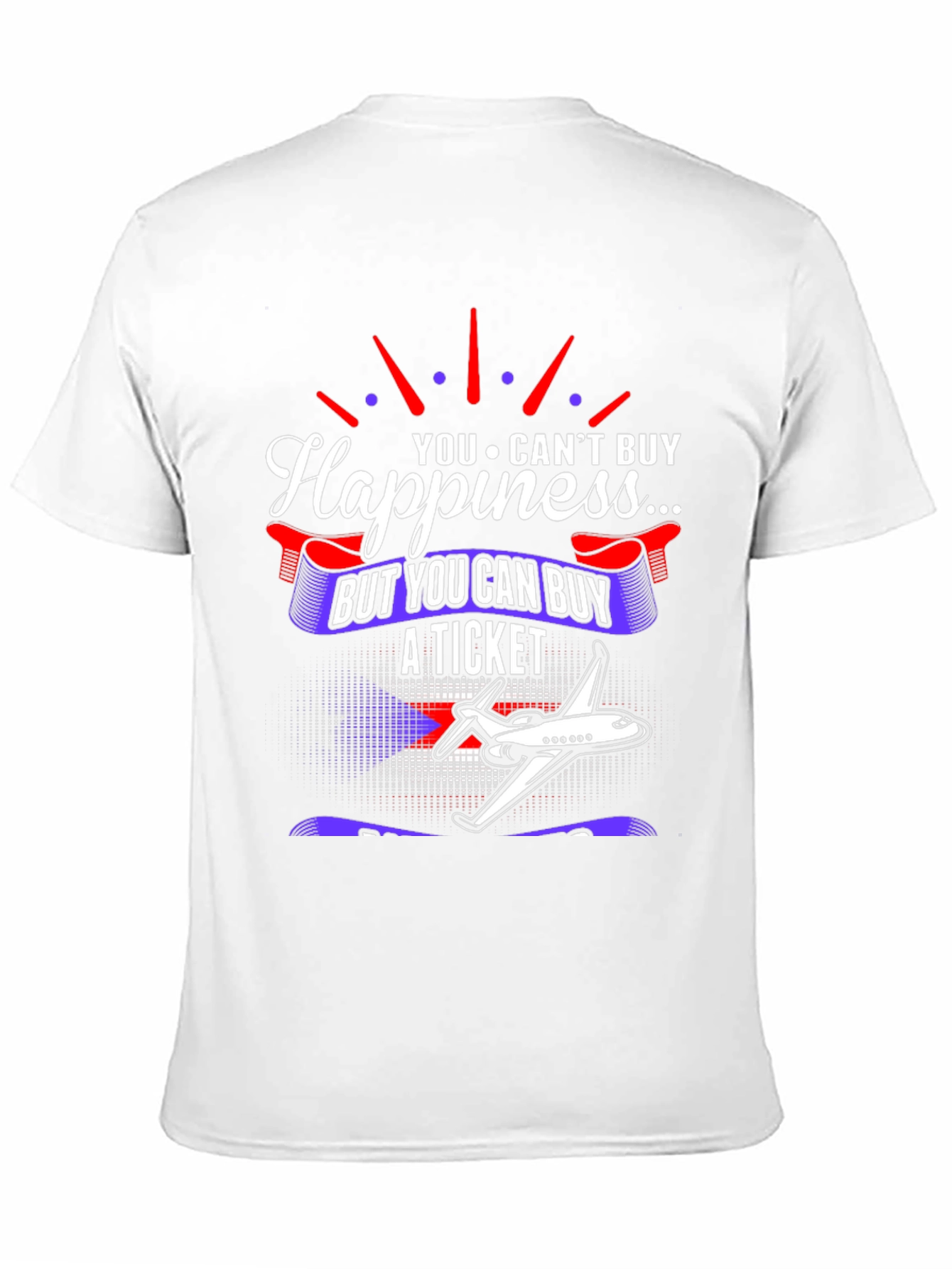 Happiness is a Plane Ticket T-Shirt