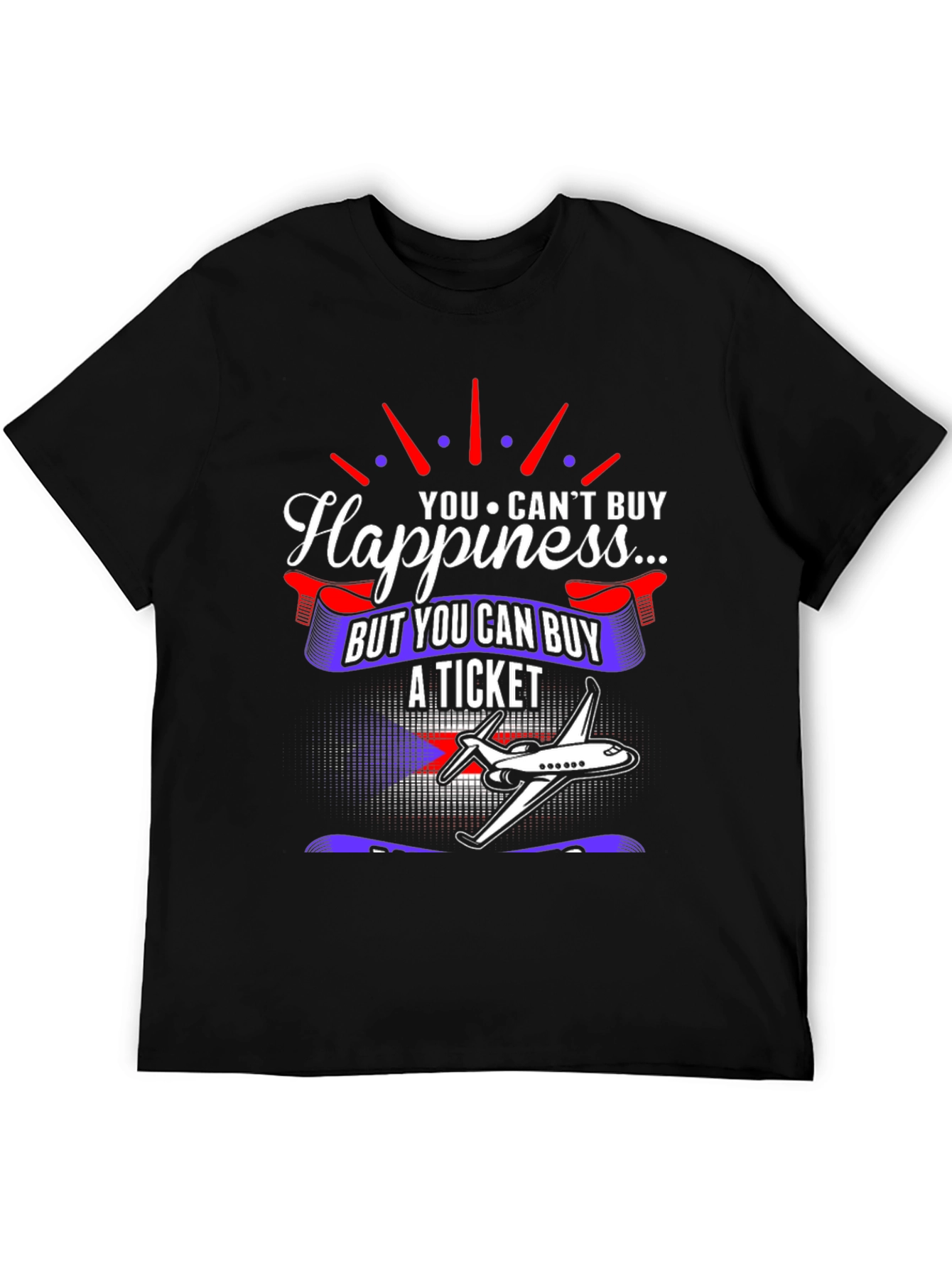 Happiness is a Plane Ticket T-Shirt