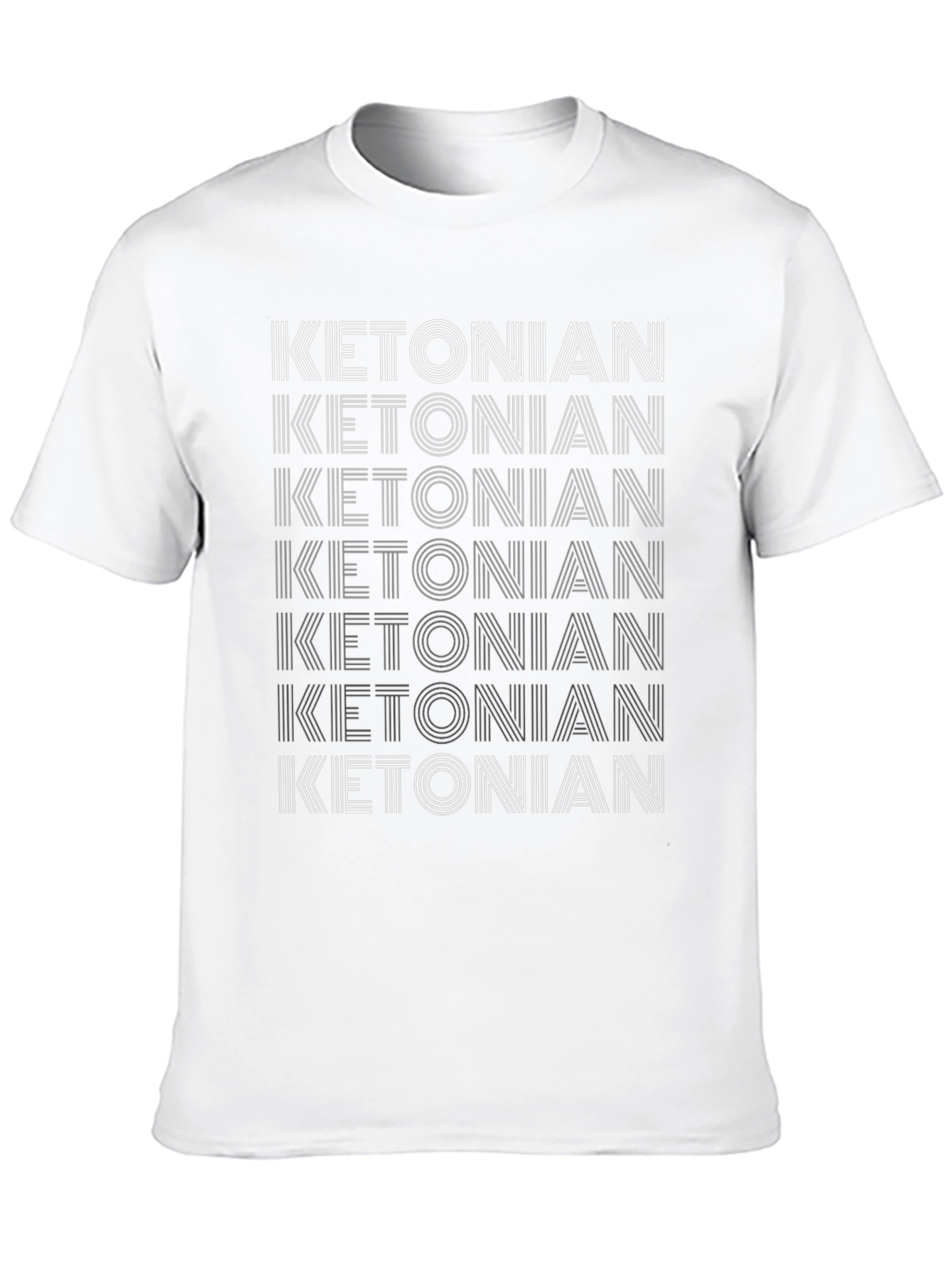 Ketonian Keto Diet T-Shirt - Black Graphic Tee