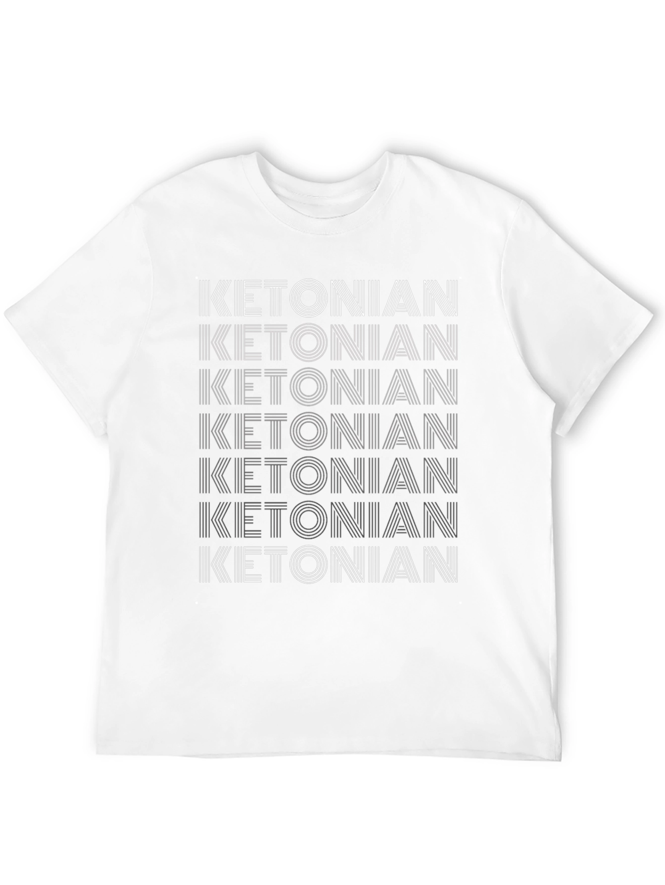 Ketonian Keto Diet T-Shirt - Black Graphic Tee