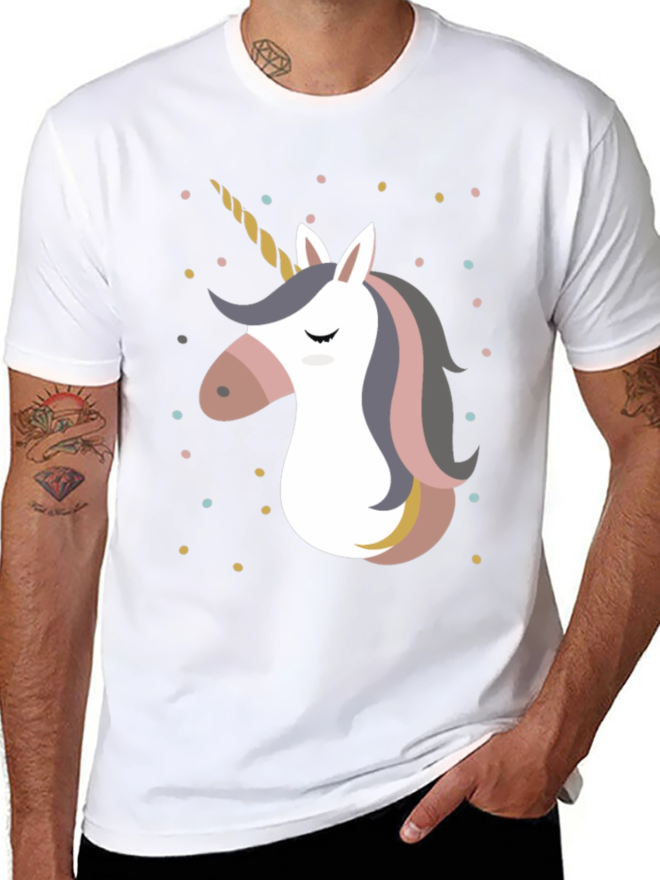Unicorn Graphic Print T-Shirt