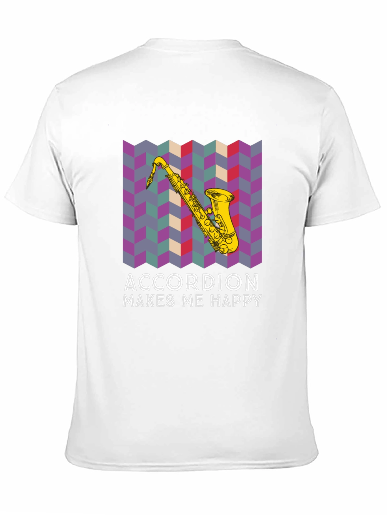 Accordion Makes Me Happy T-Shirt