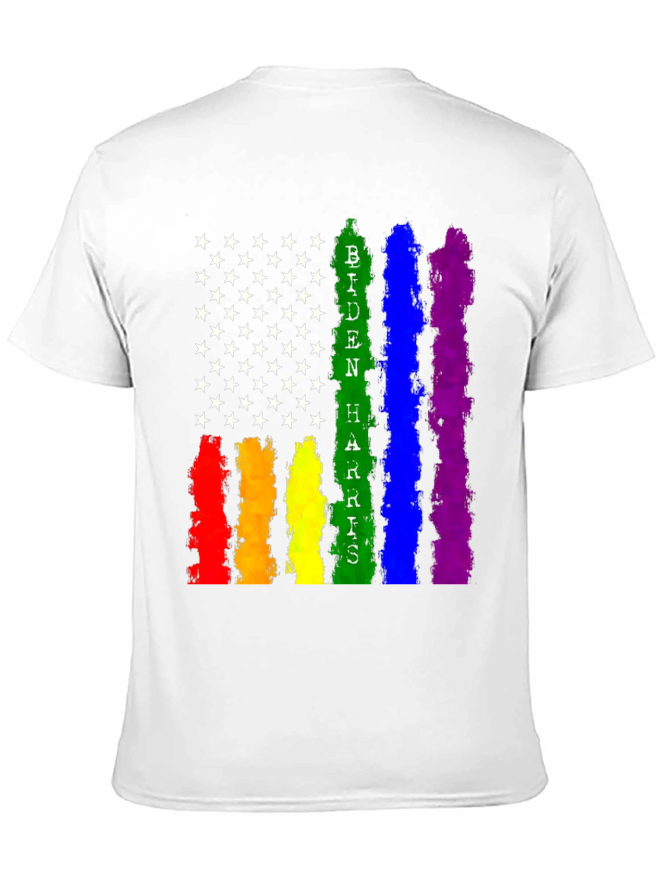 Biden Harris Pride Flag T-Shirt