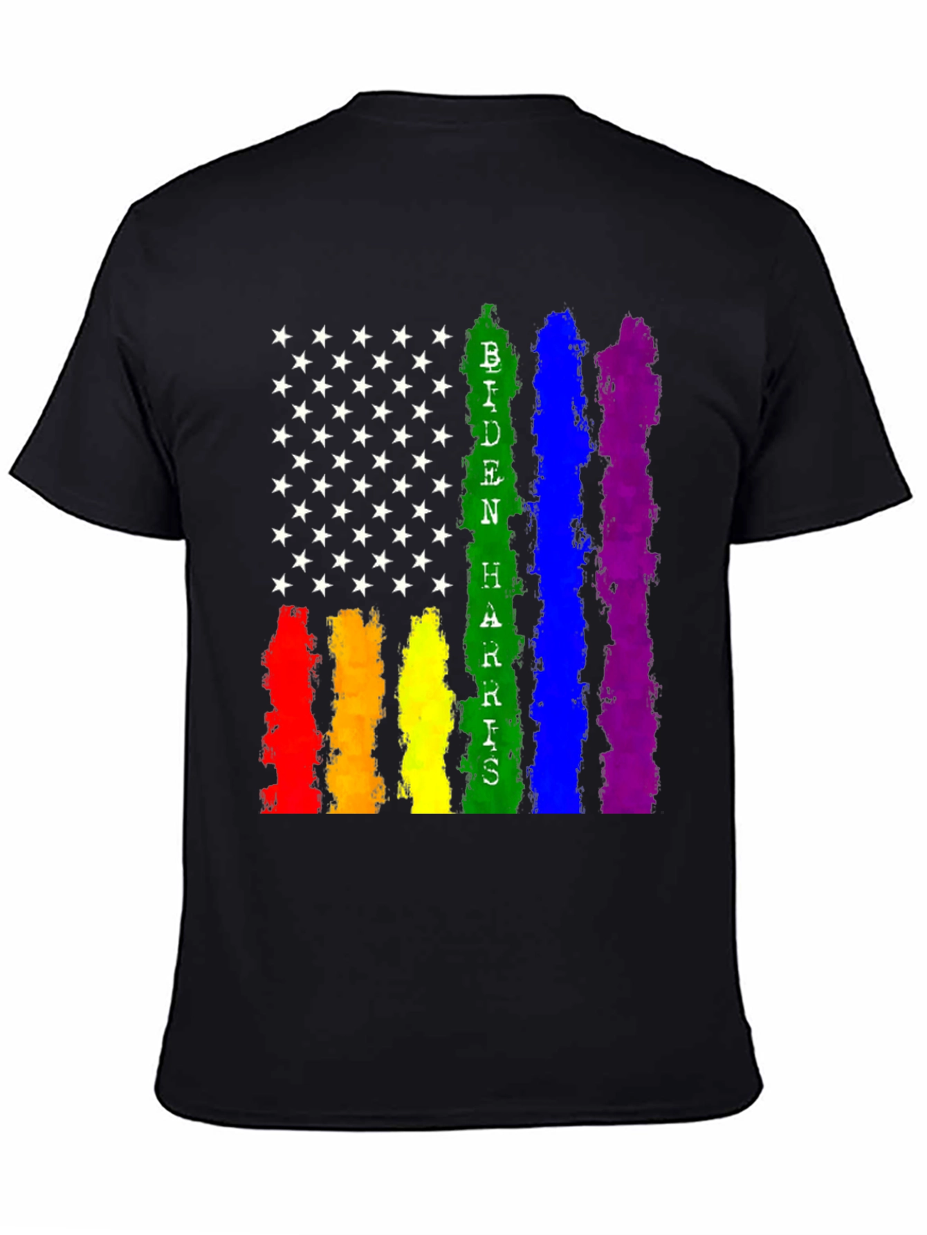 Biden Harris Pride Flag T-Shirt