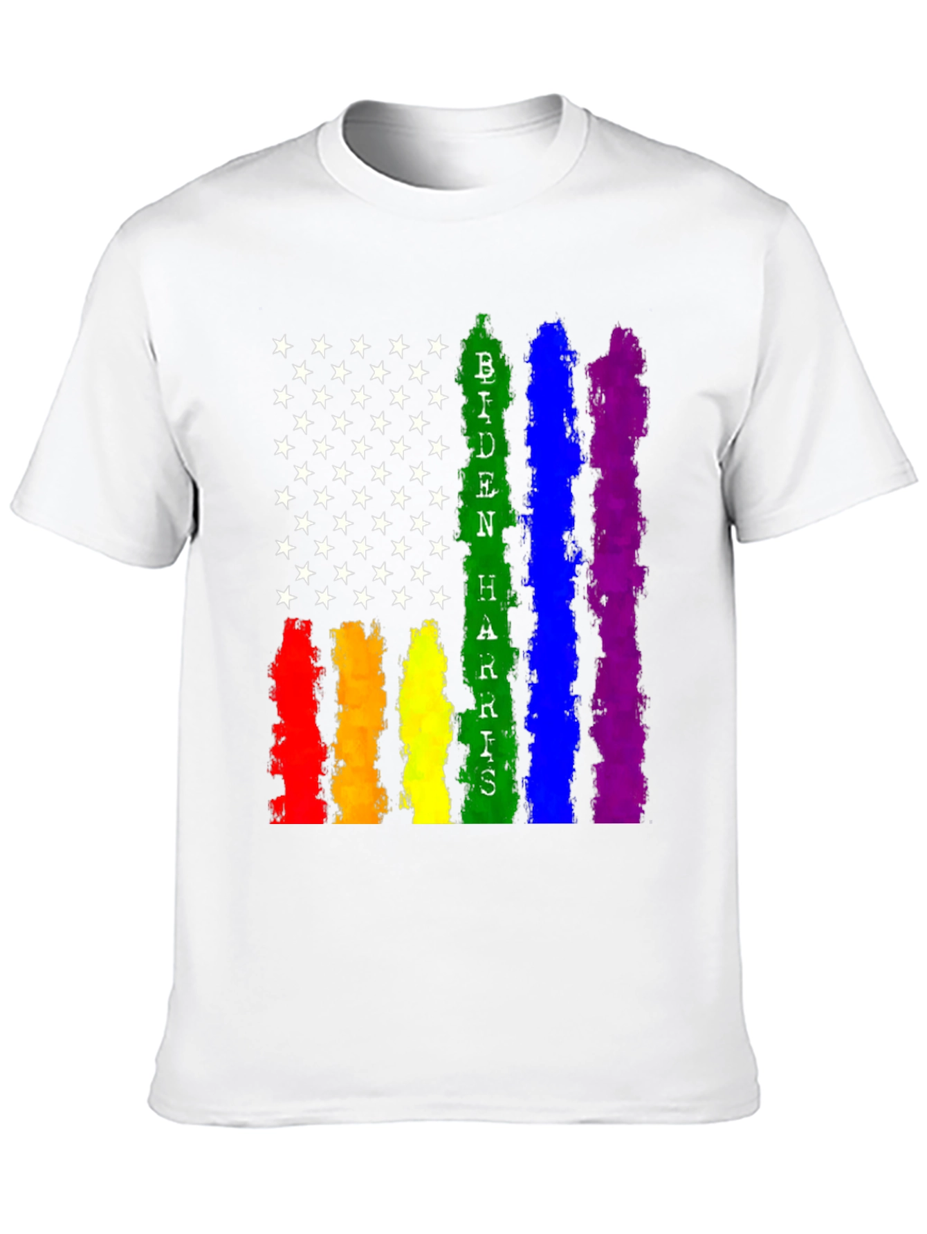 Biden Harris Pride Flag T-Shirt