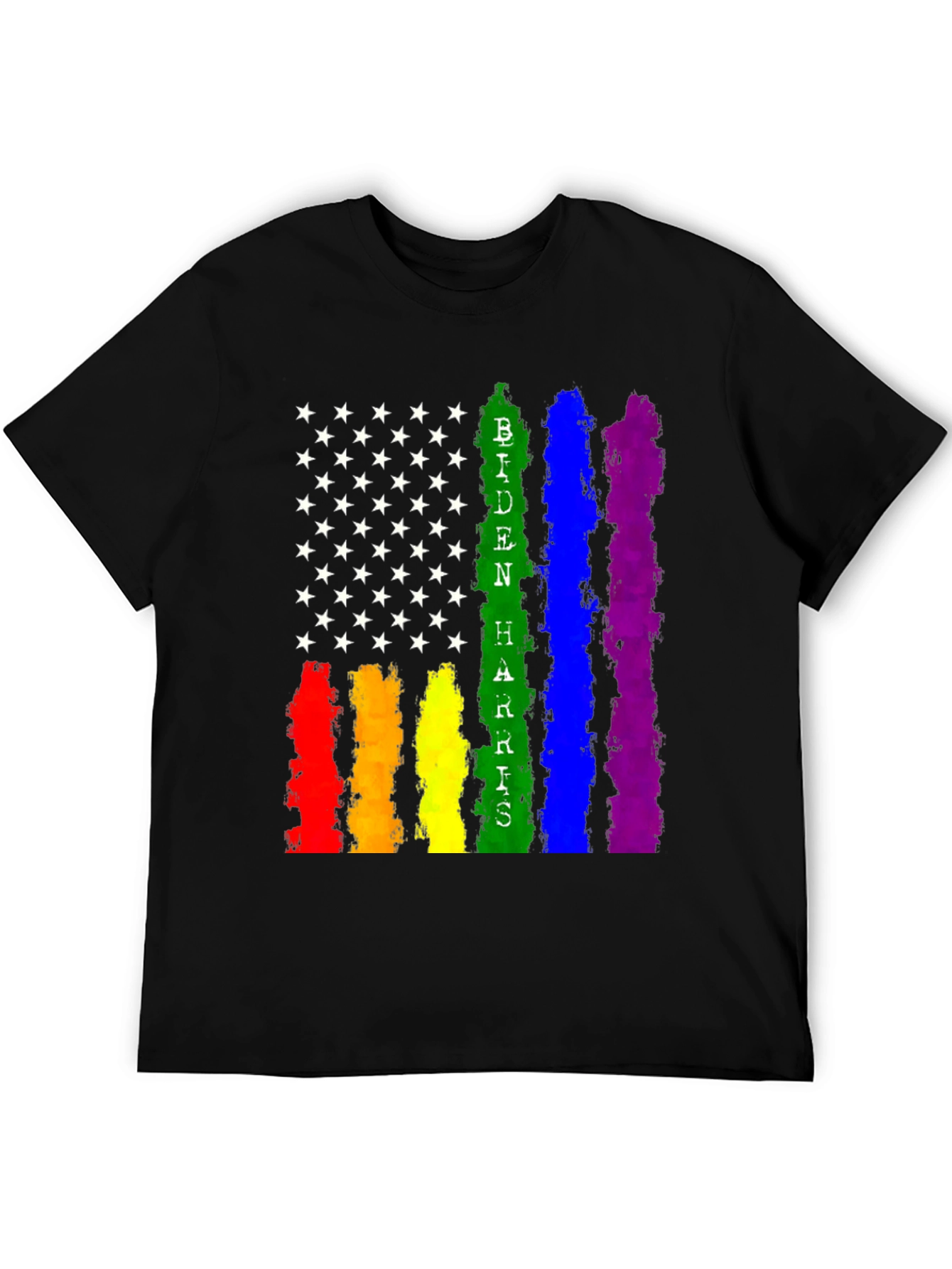Biden Harris Pride Flag T-Shirt