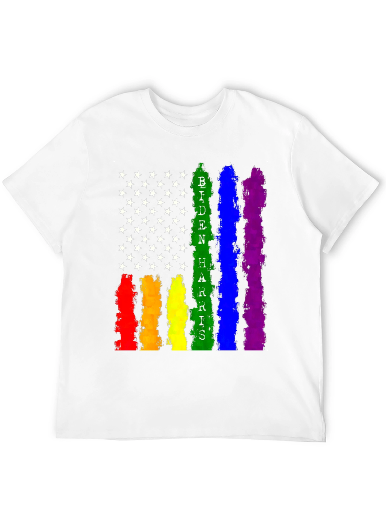 Biden Harris Pride Flag T-Shirt