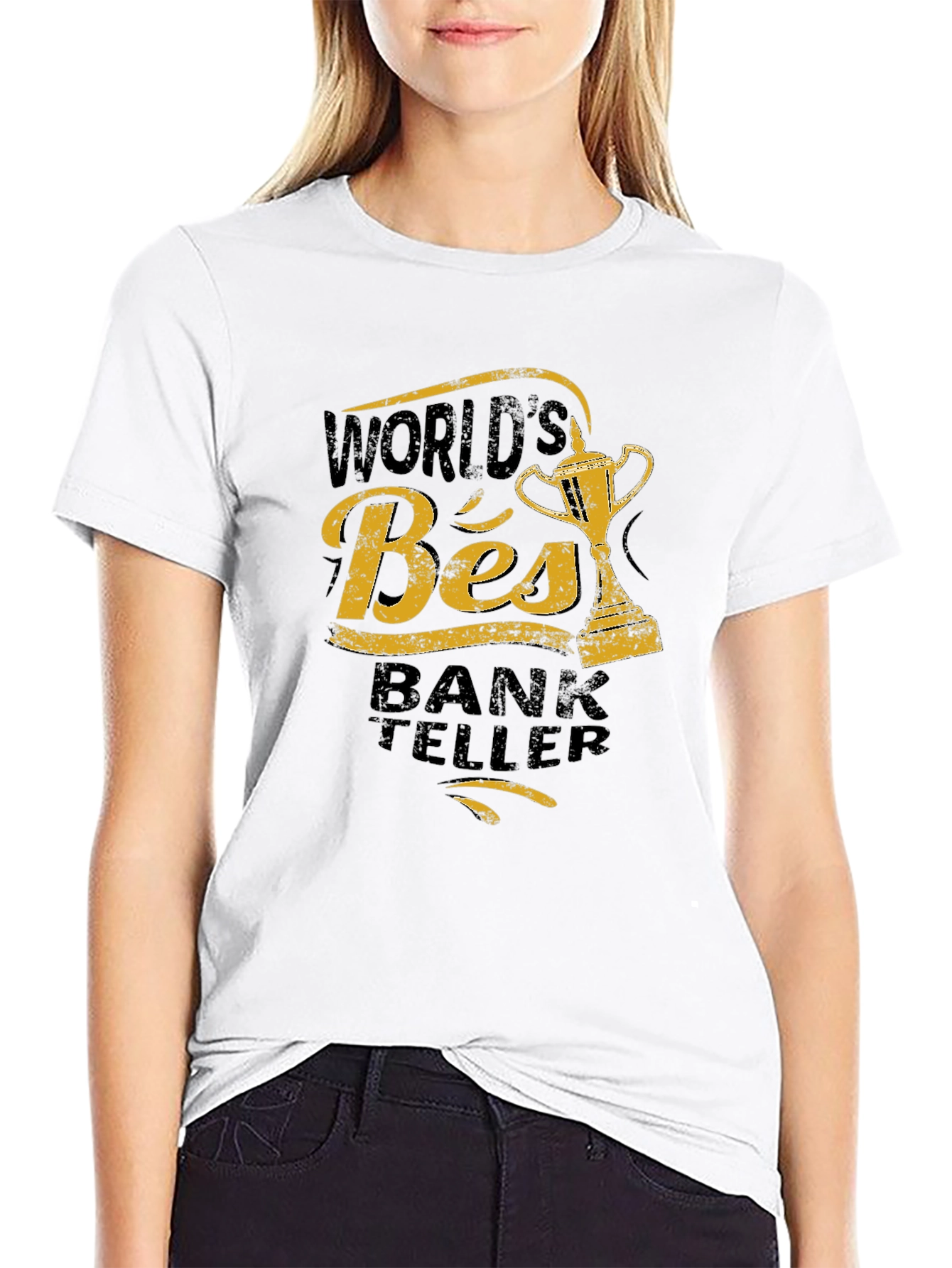 Worlds Best Bank Teller Graphic T-Shirt