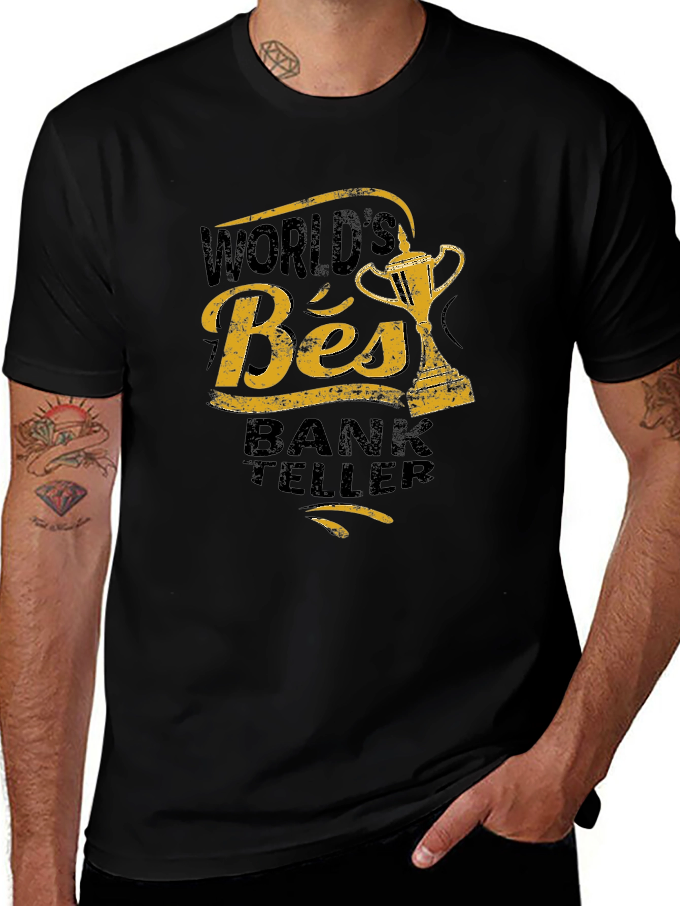 Worlds Best Bank Teller Graphic T-Shirt
