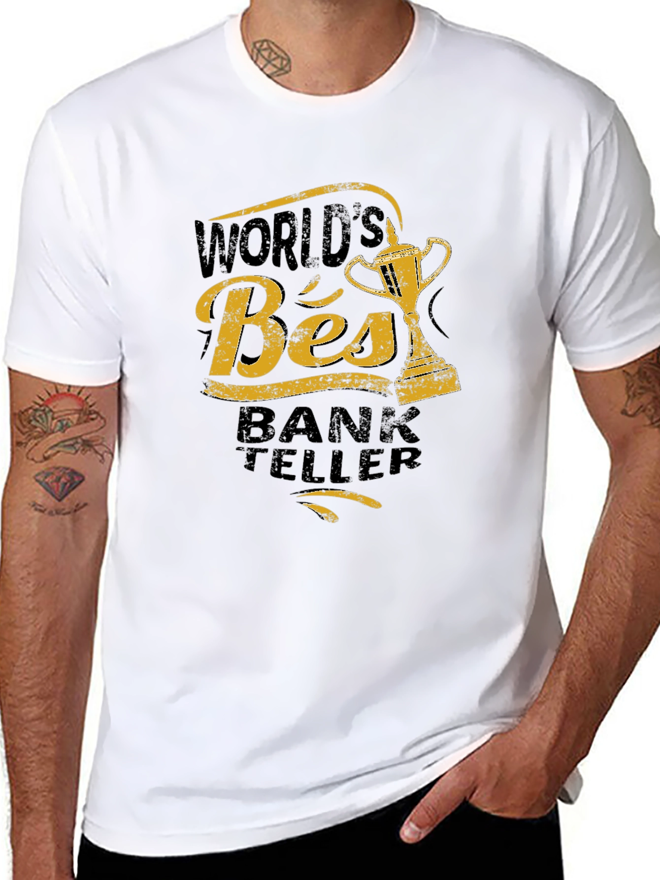 Worlds Best Bank Teller Graphic T-Shirt