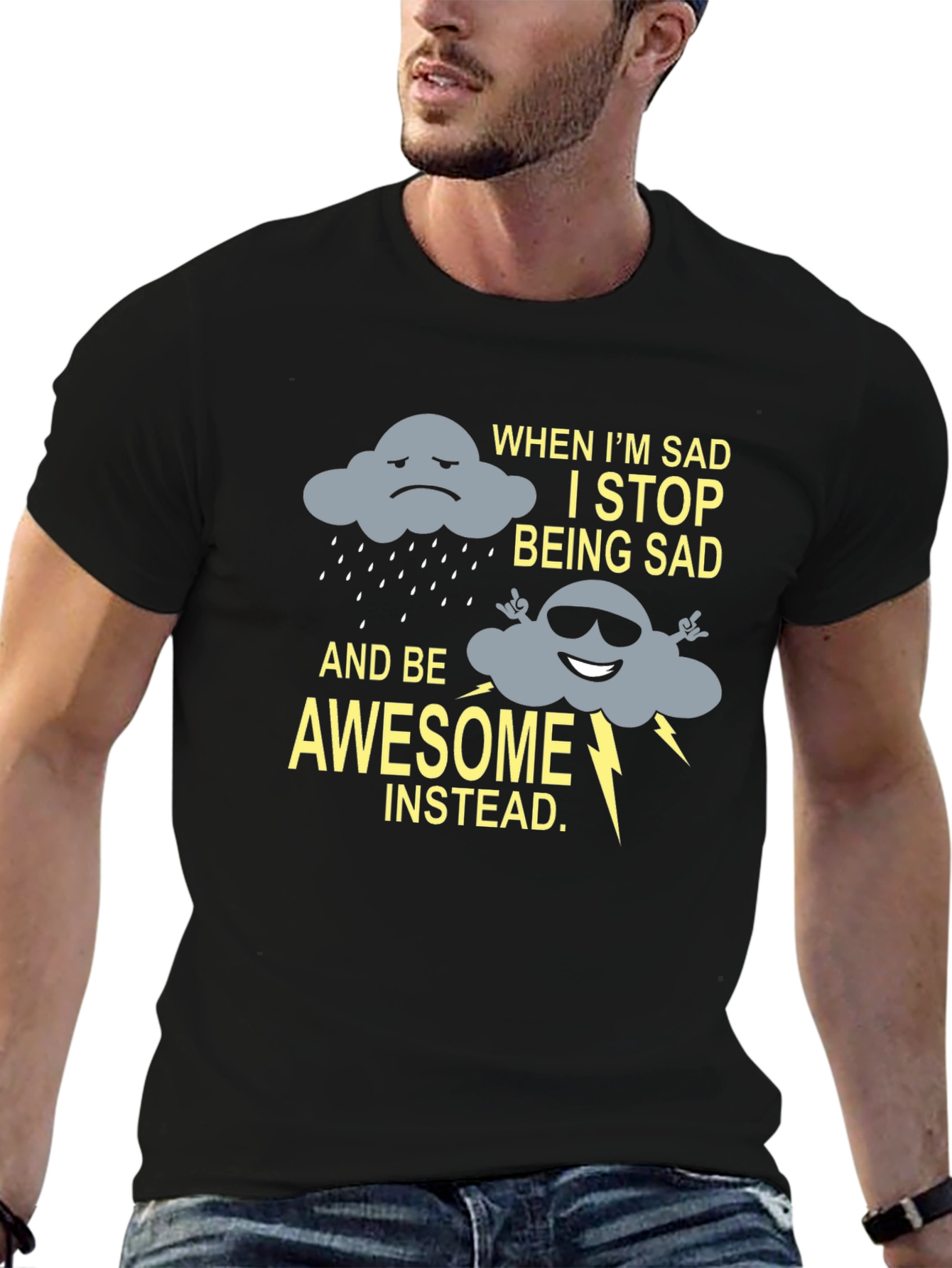 Awesome Instead T-Shirt - Funny Graphic Tee