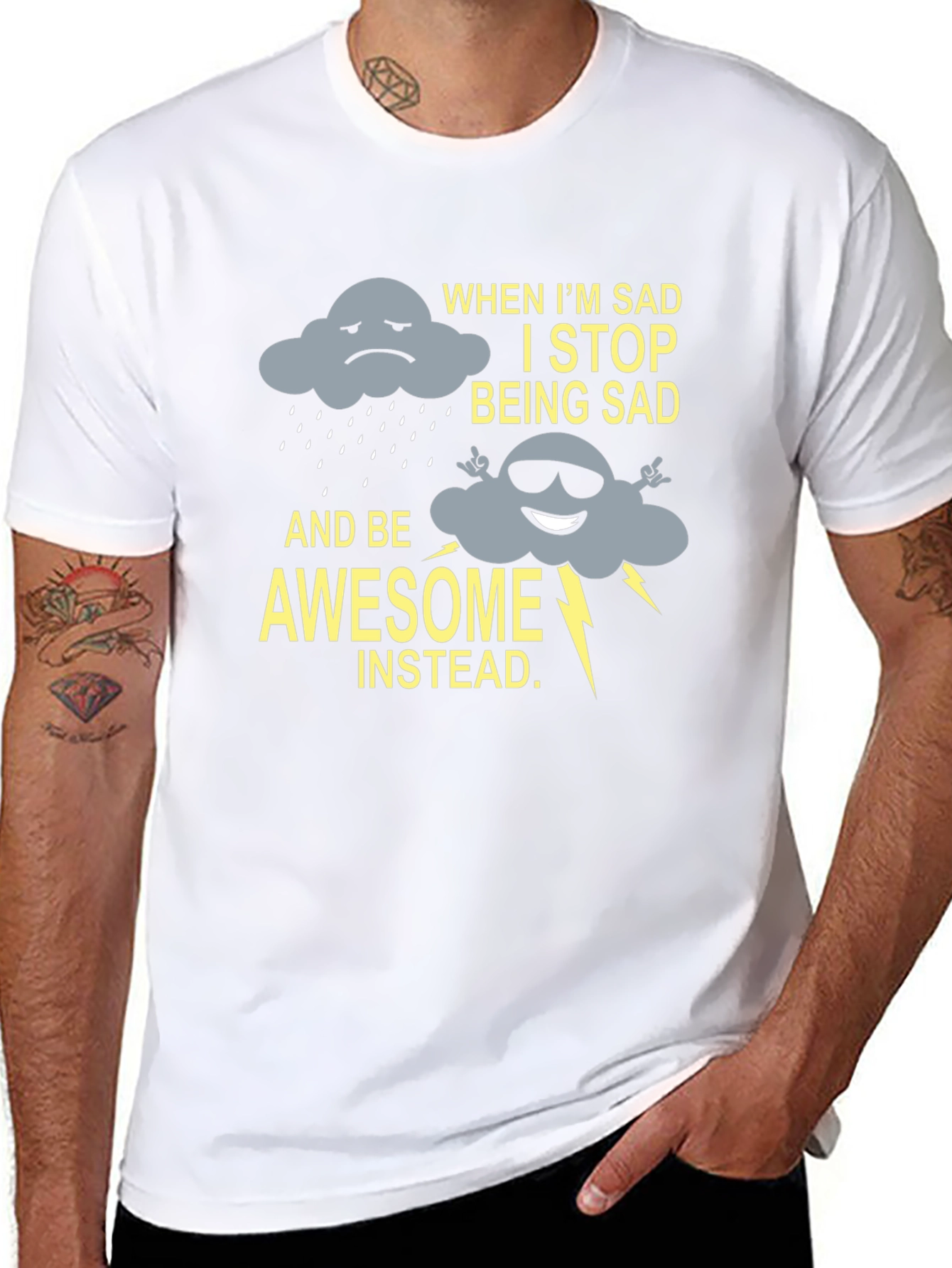 Awesome Instead T-Shirt - Funny Graphic Tee