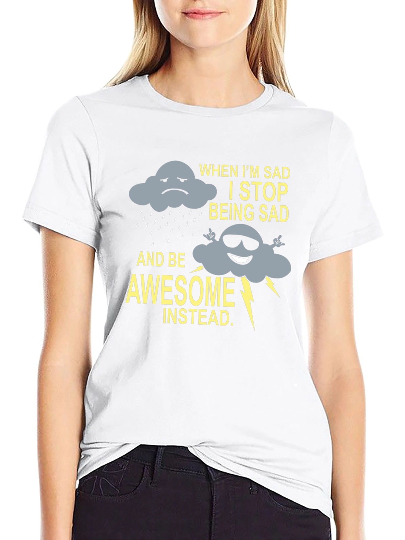 Awesome Instead T-Shirt - Funny Graphic Tee