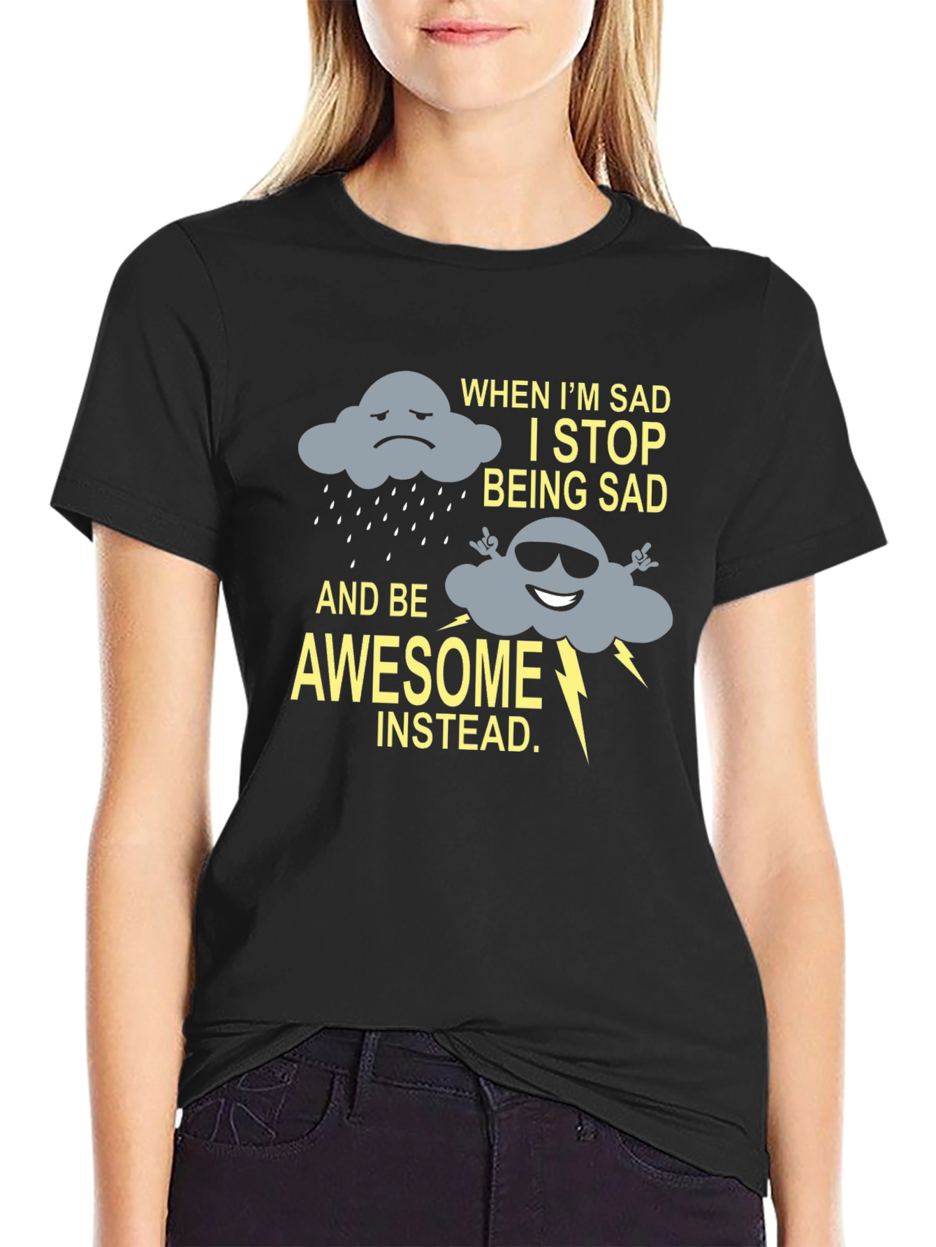 Awesome Instead T-Shirt - Funny Graphic Tee