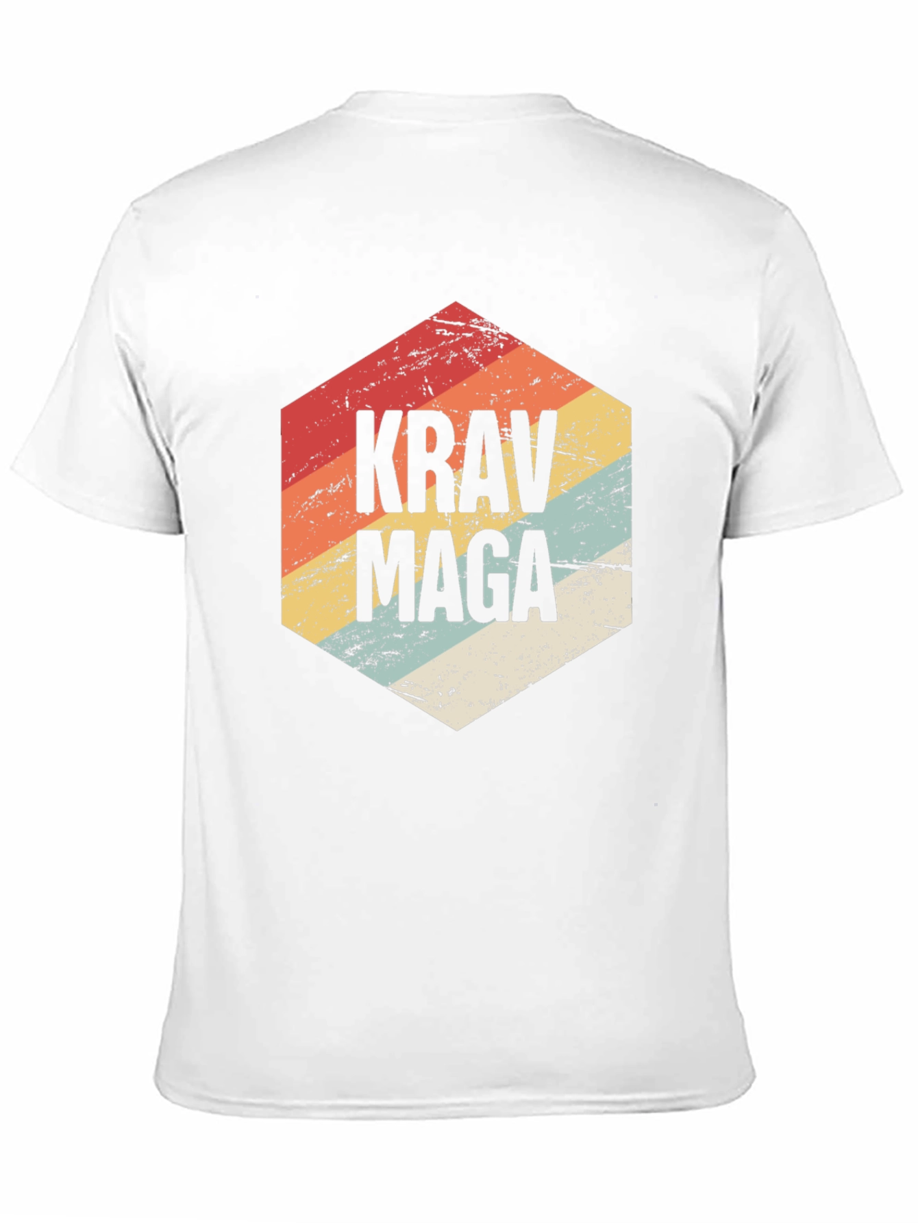 Krav Maga Retro Graphic Tee - Black Shirt