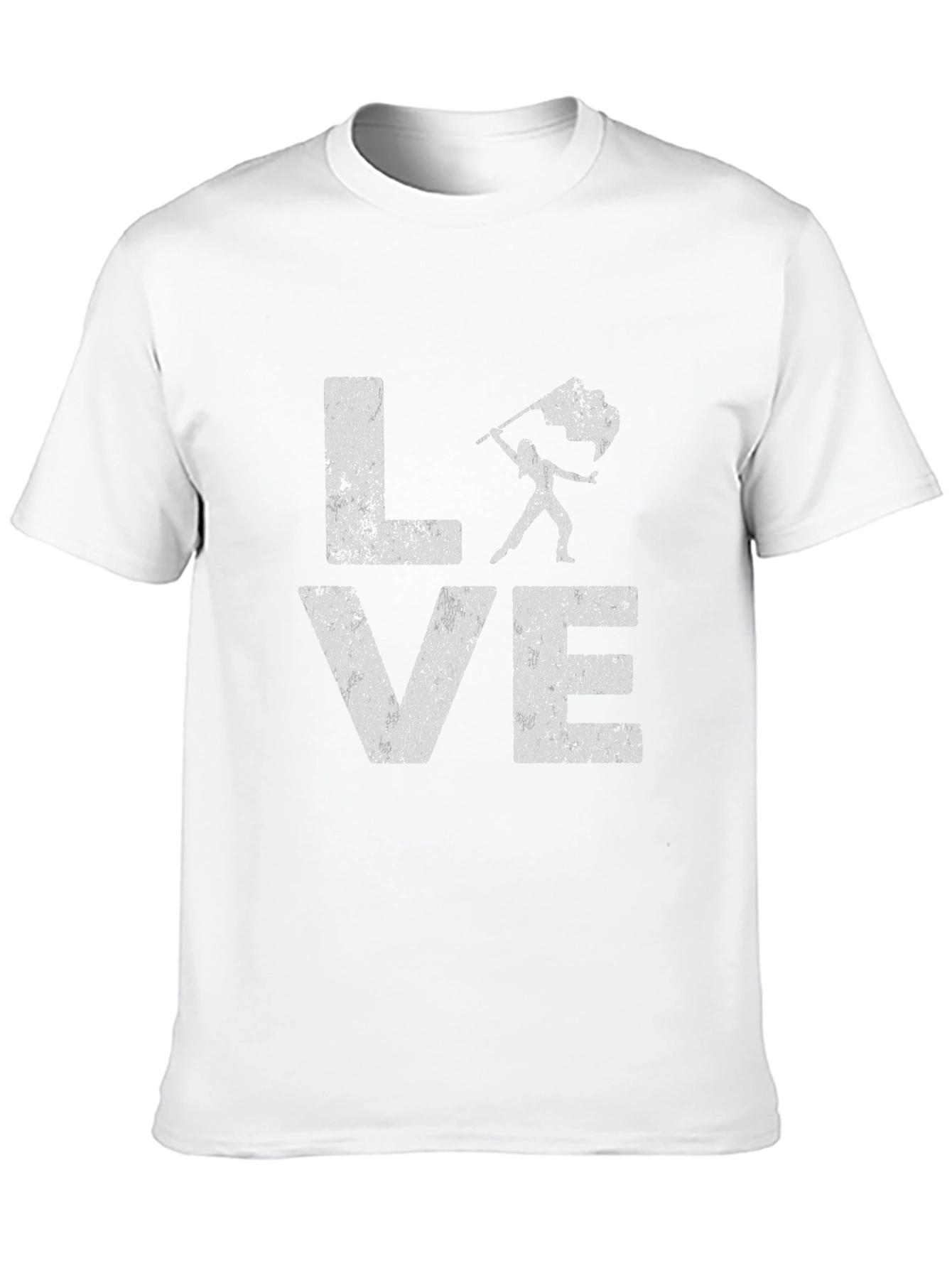 LOVE Flag Team T-Shirt Black Cotton