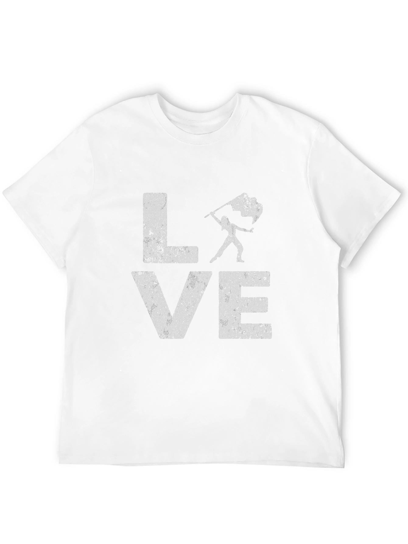 LOVE Flag Team T-Shirt Black Cotton