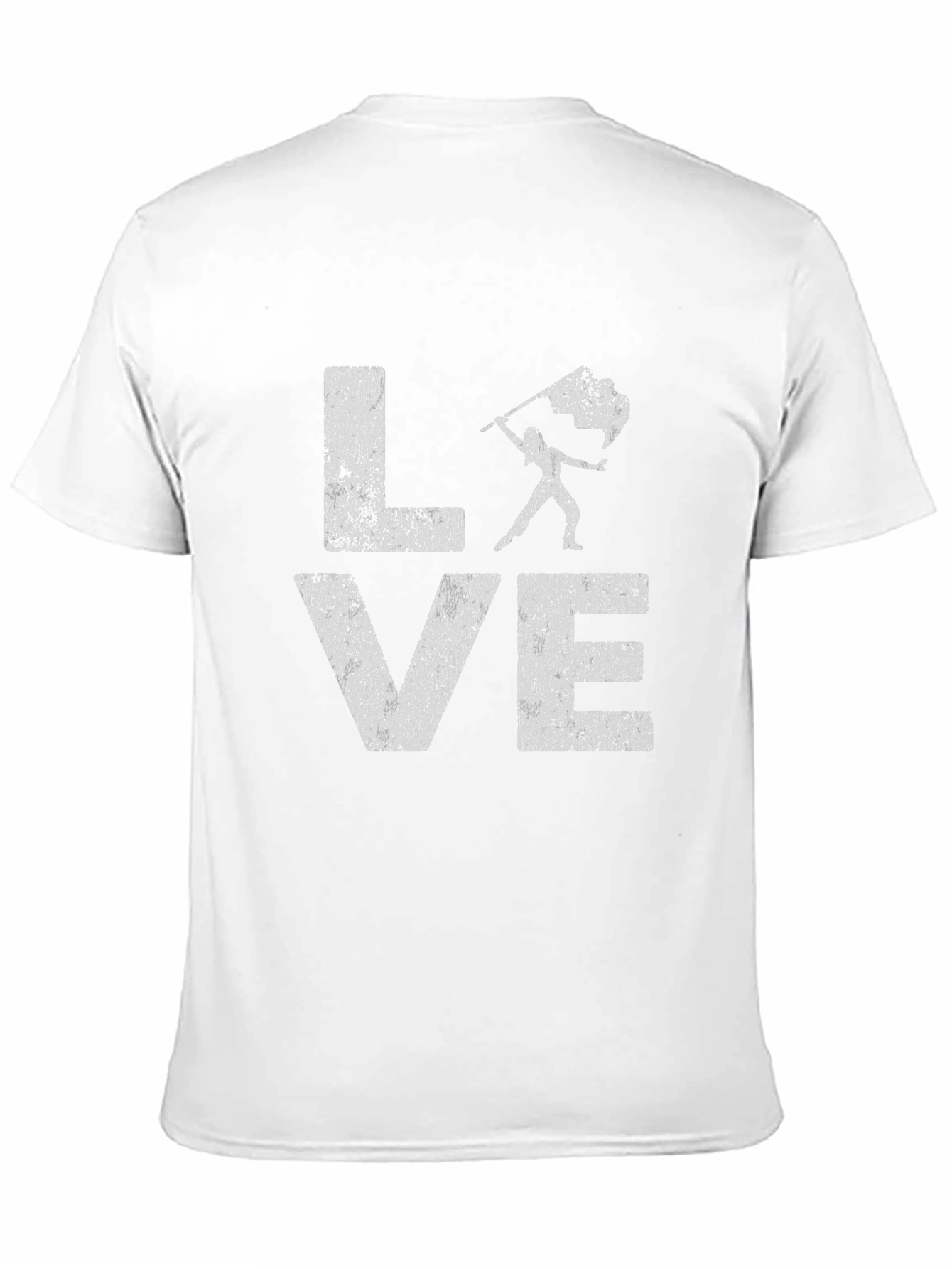 LOVE Flag Team T-Shirt Black Cotton