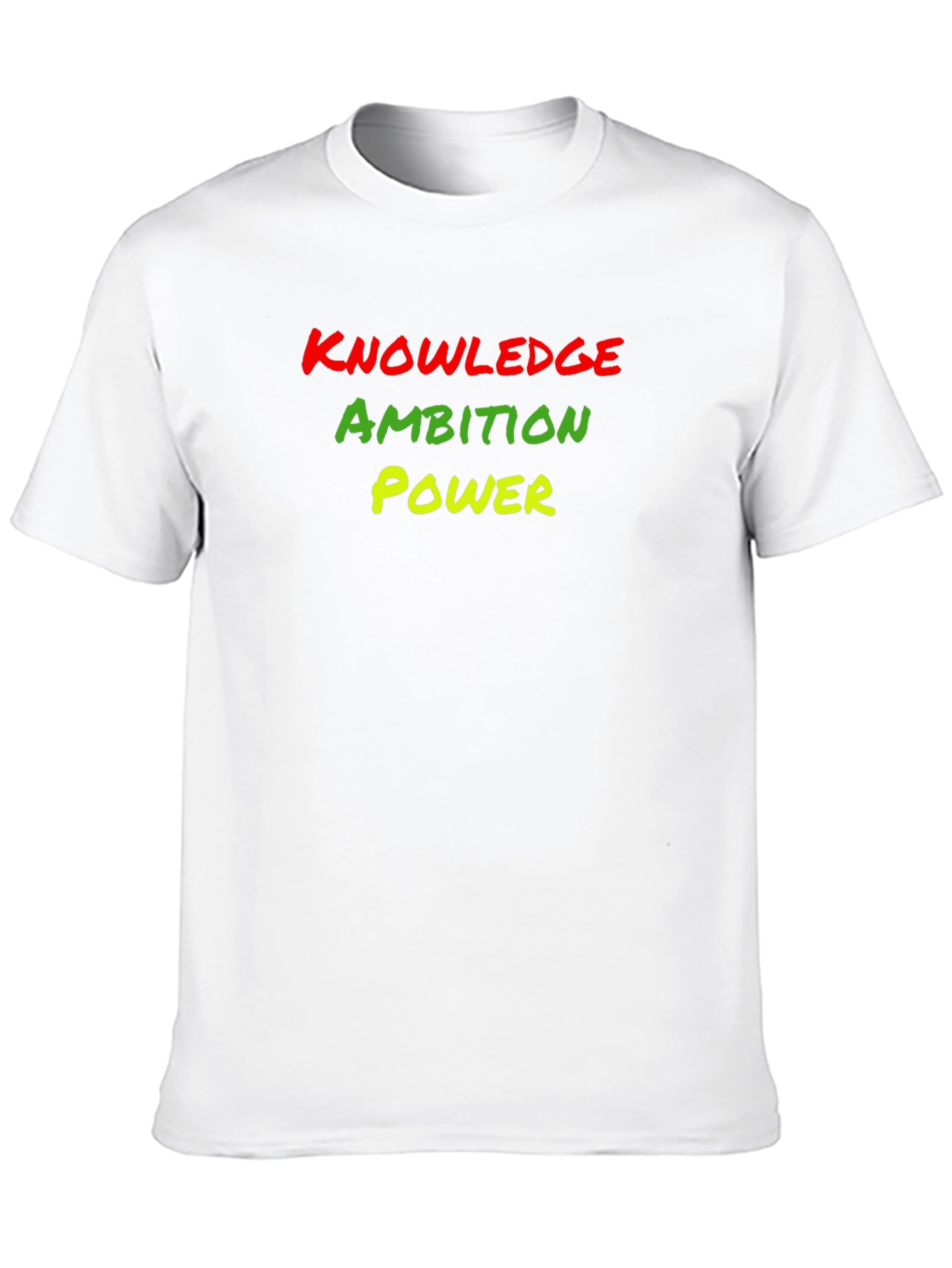 Knowledge Ambition Power Graphic Tee