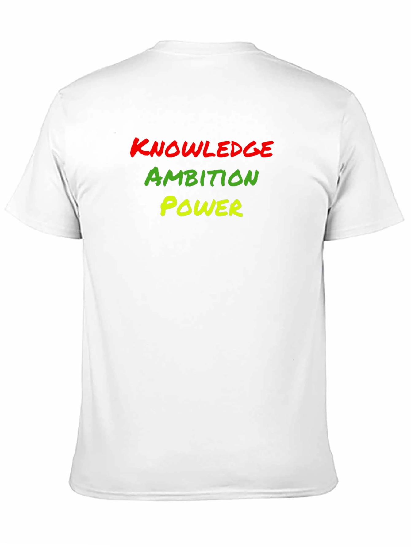 Knowledge Ambition Power Graphic Tee