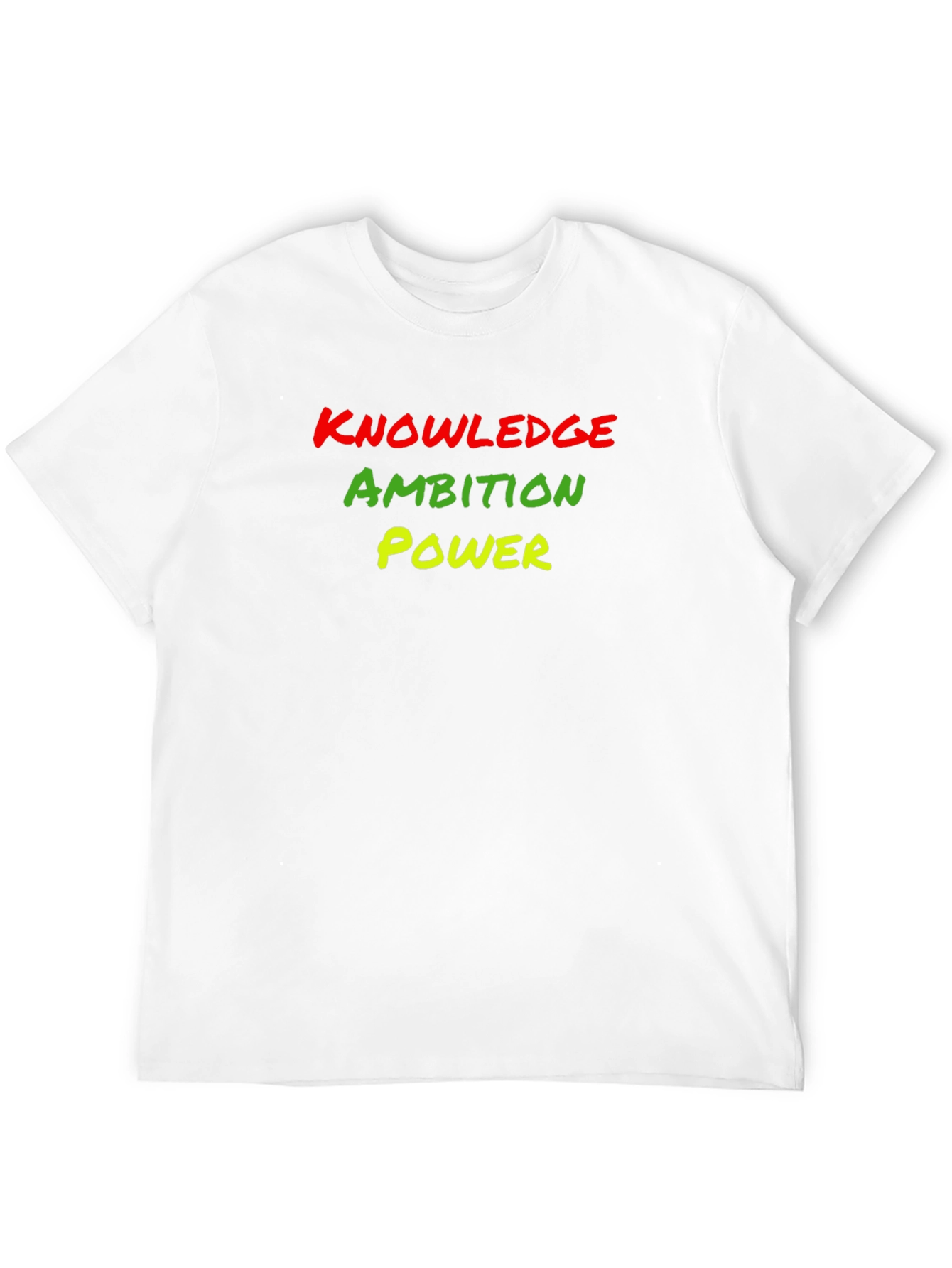 Knowledge Ambition Power Graphic Tee