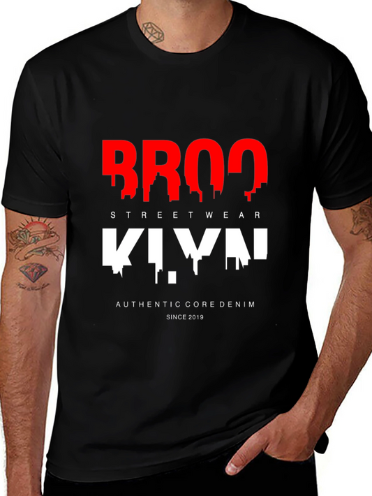 Brooklyn Streetwear Graphic Tee - Core Denim