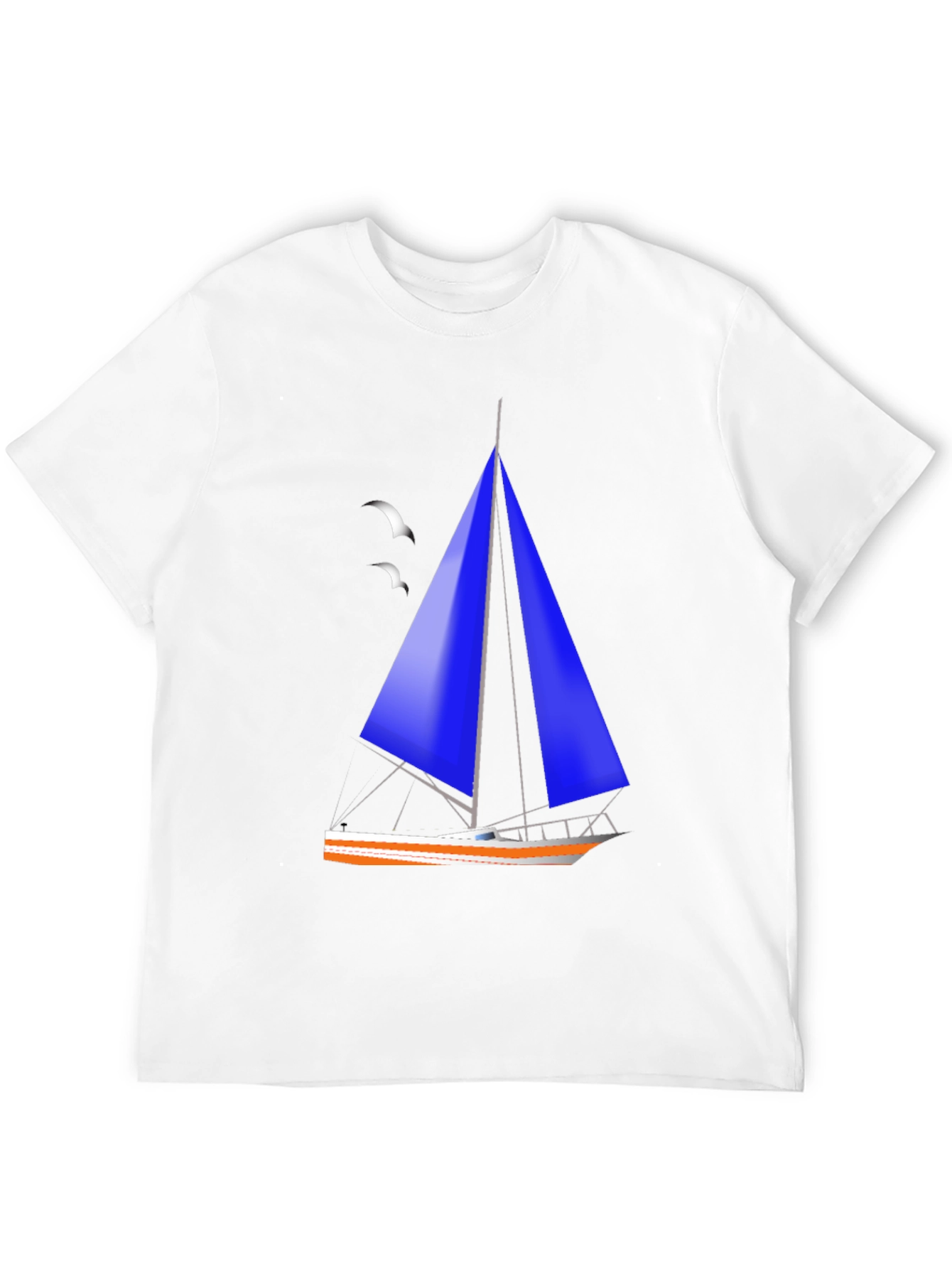 Sailboat Graphic Black T-Shirt