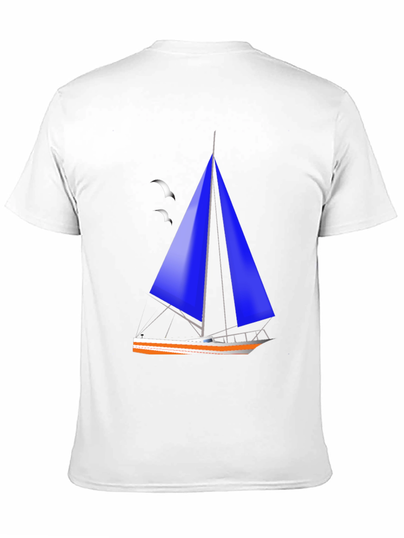 Sailboat Graphic Black T-Shirt