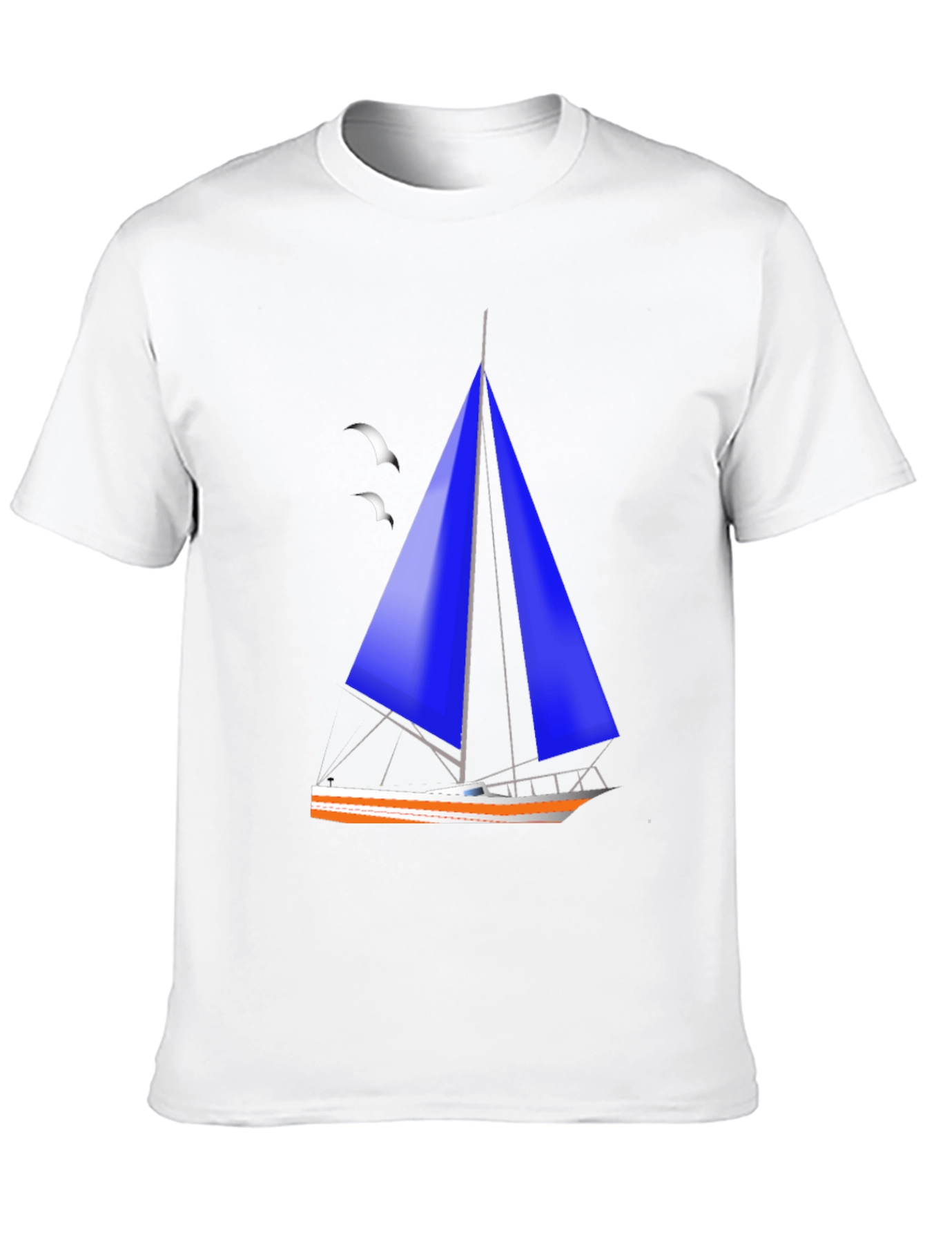 Sailboat Graphic Black T-Shirt