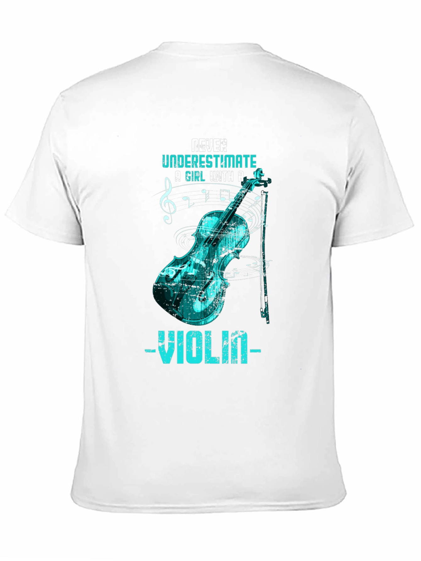 Never Underestimate Violinist Black T-Shirt