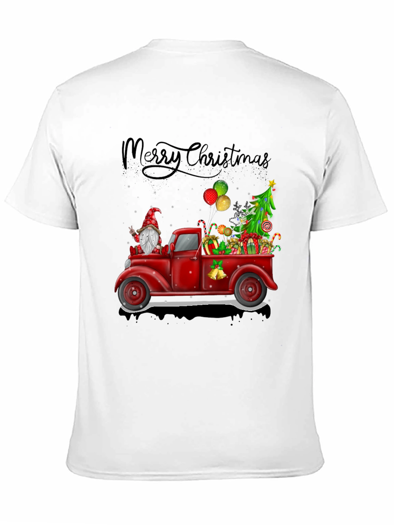 Festive Christmas Truck Graphic Tee