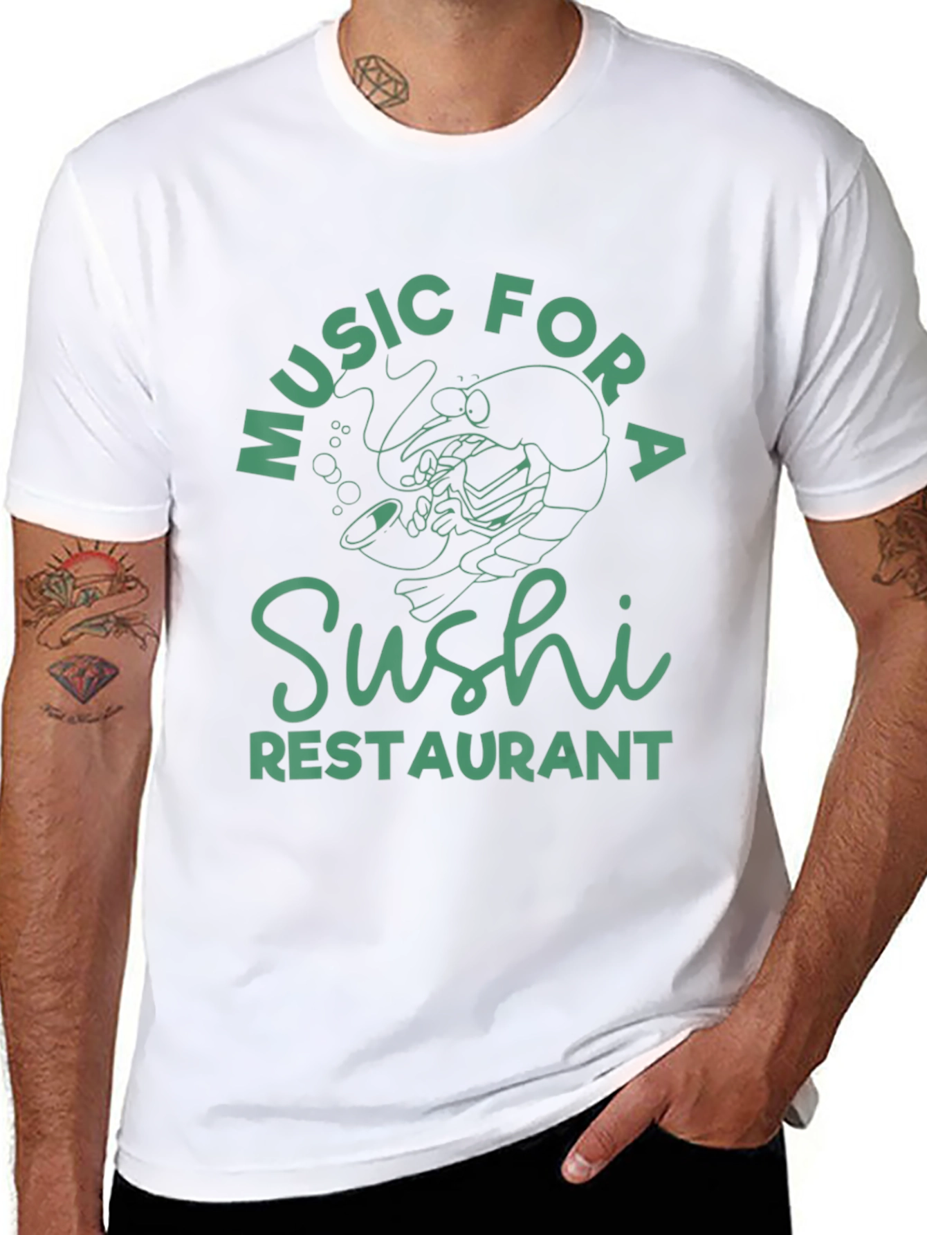 Music for a Sushi Restaurant Graphic Tee