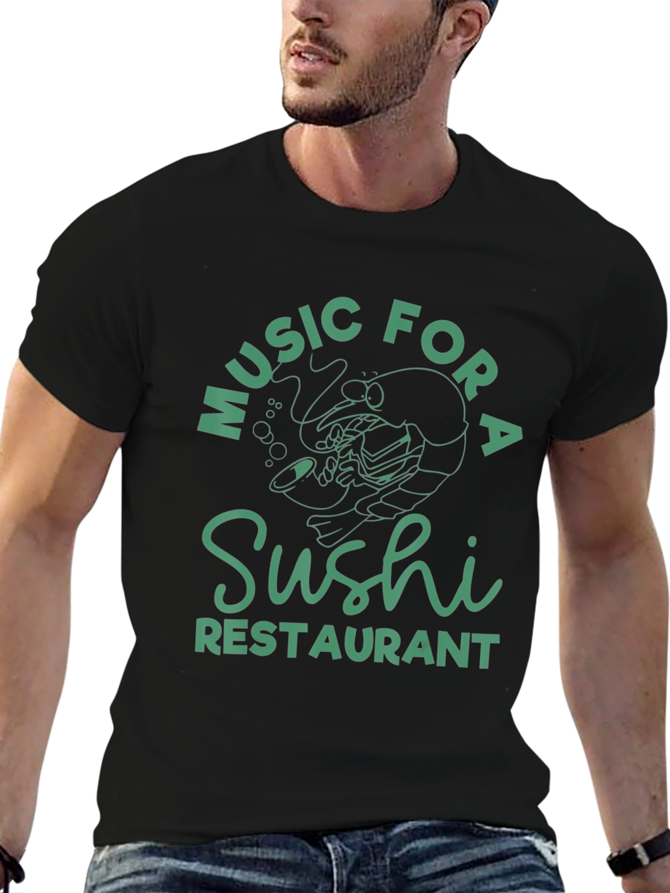 Music for a Sushi Restaurant Graphic Tee