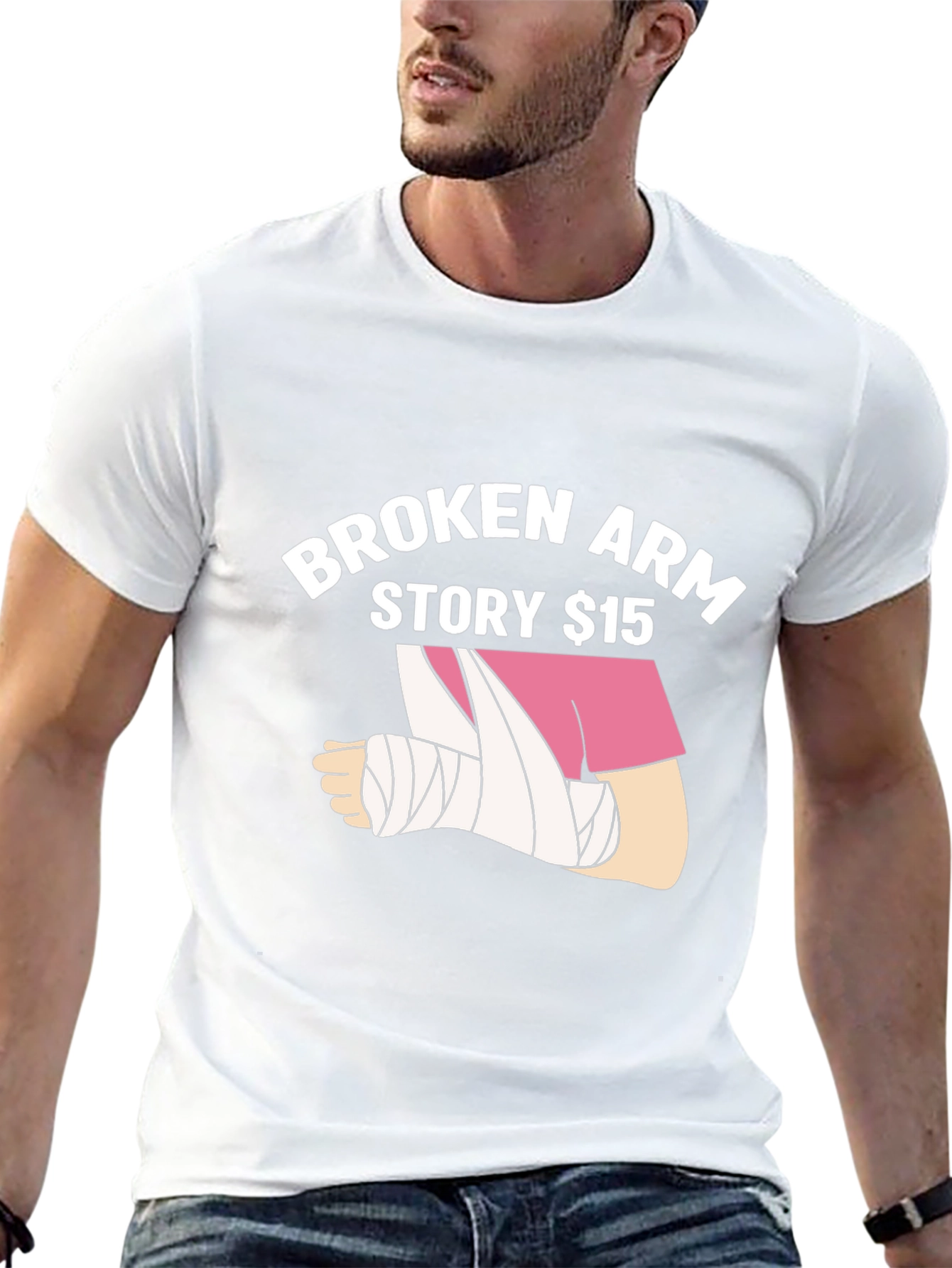 Broken Arm Story $15 T-Shirt