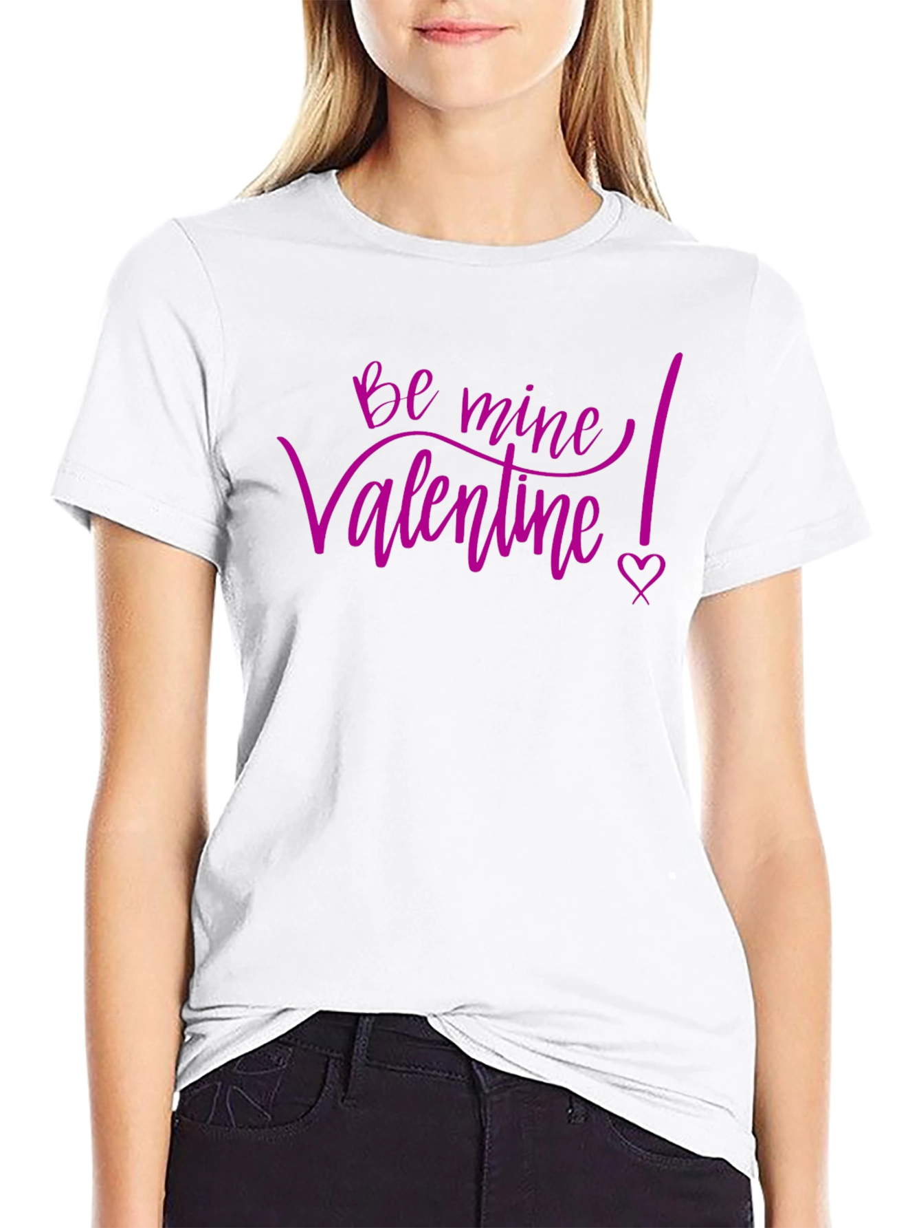 Be Mine Valentine T-Shirt - Black