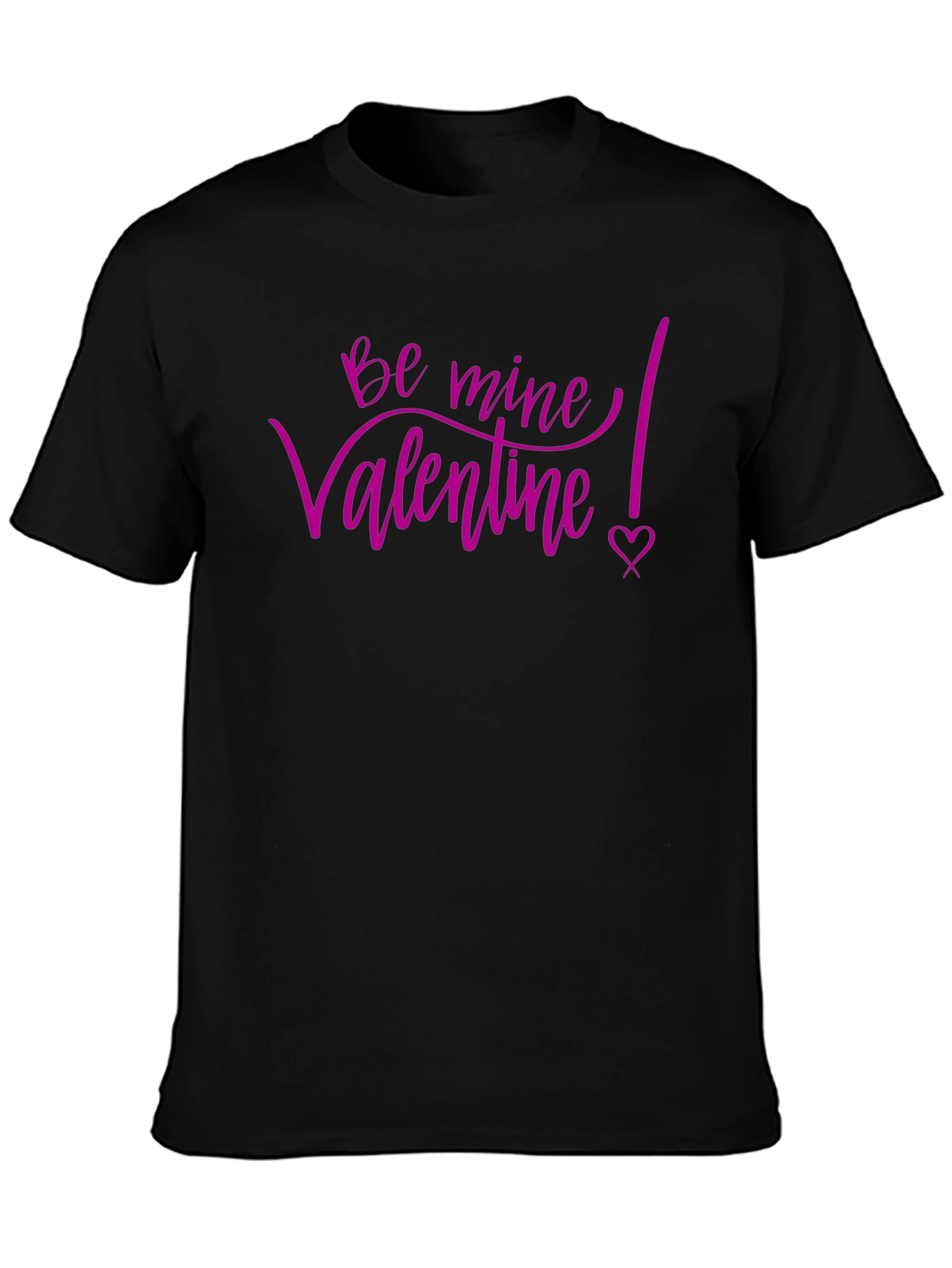 Be Mine Valentine T-Shirt - Black