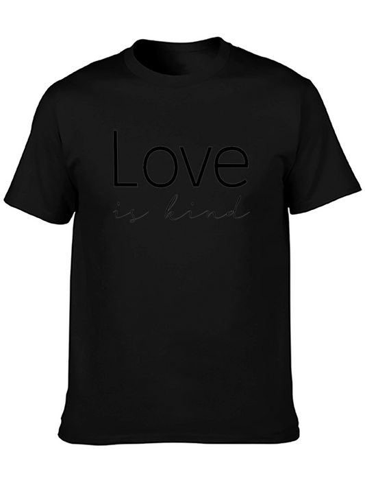 Love Is Kind T-Shirt - Black Graphic Tee