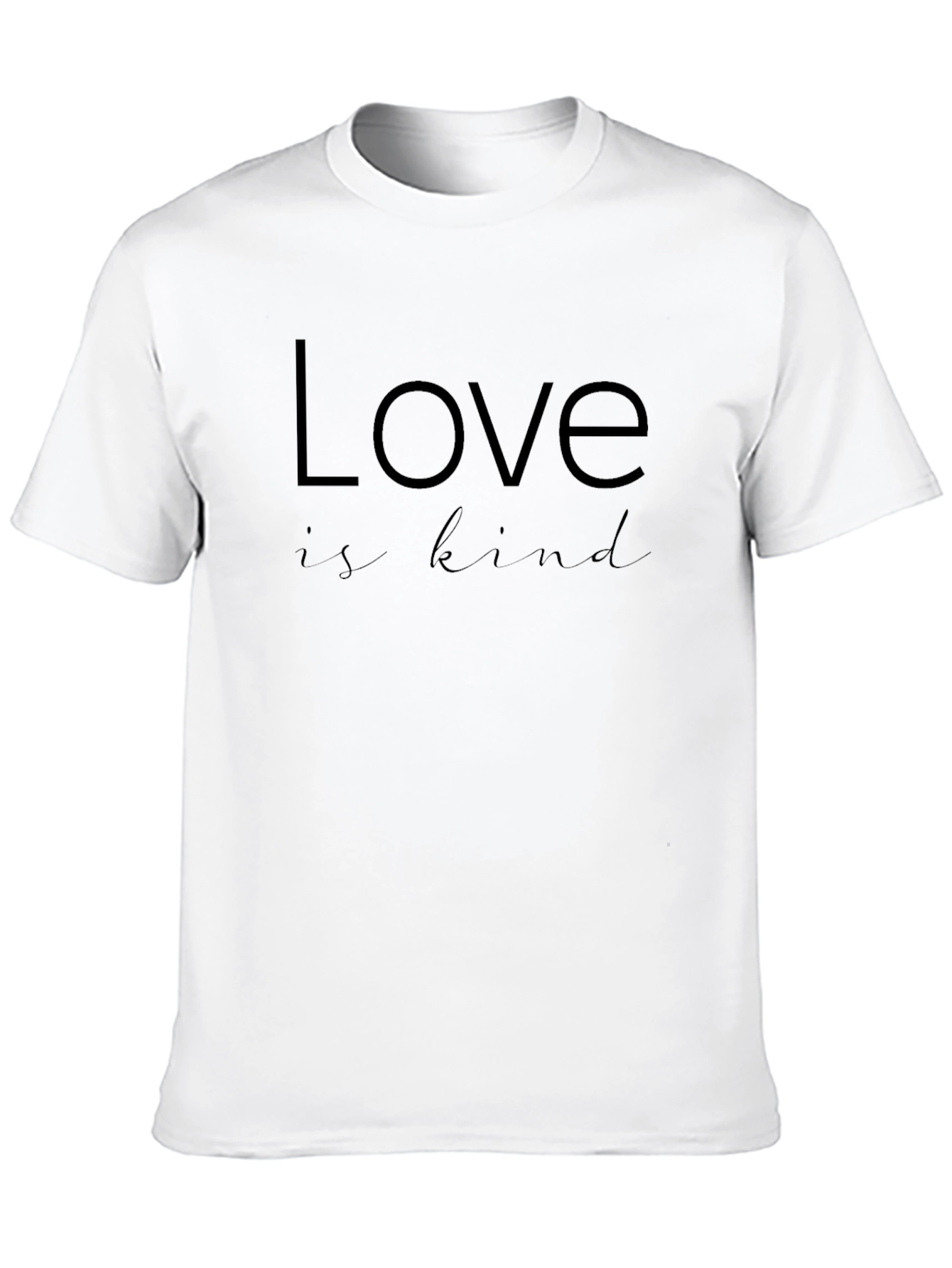 Love Is Kind T-Shirt - Black Graphic Tee