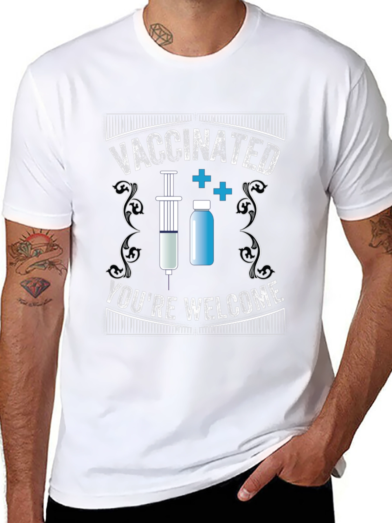 Vaccinated Youre Welcome Novelty T-Shirt
