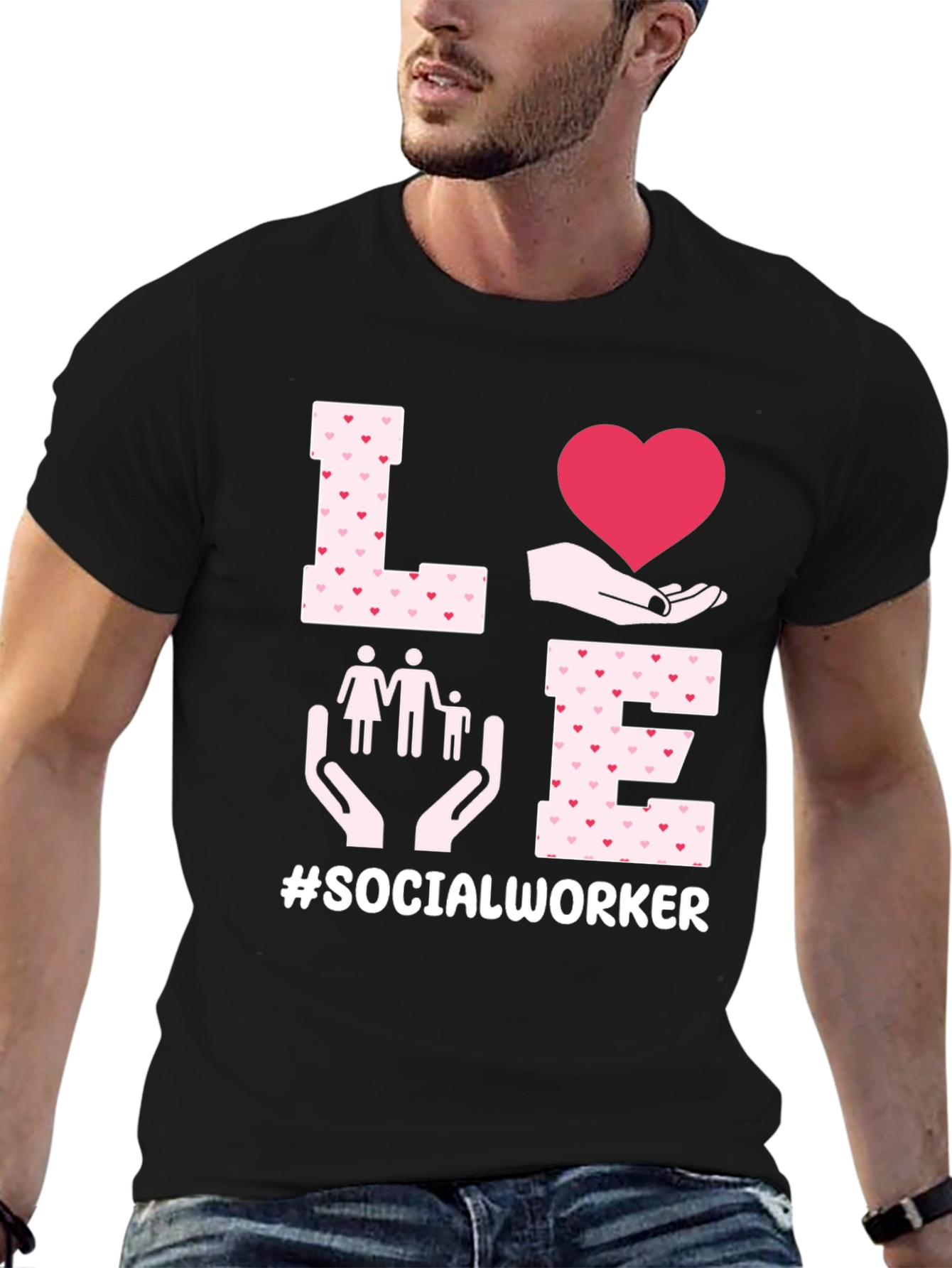 Love Social Worker Graphic Tee